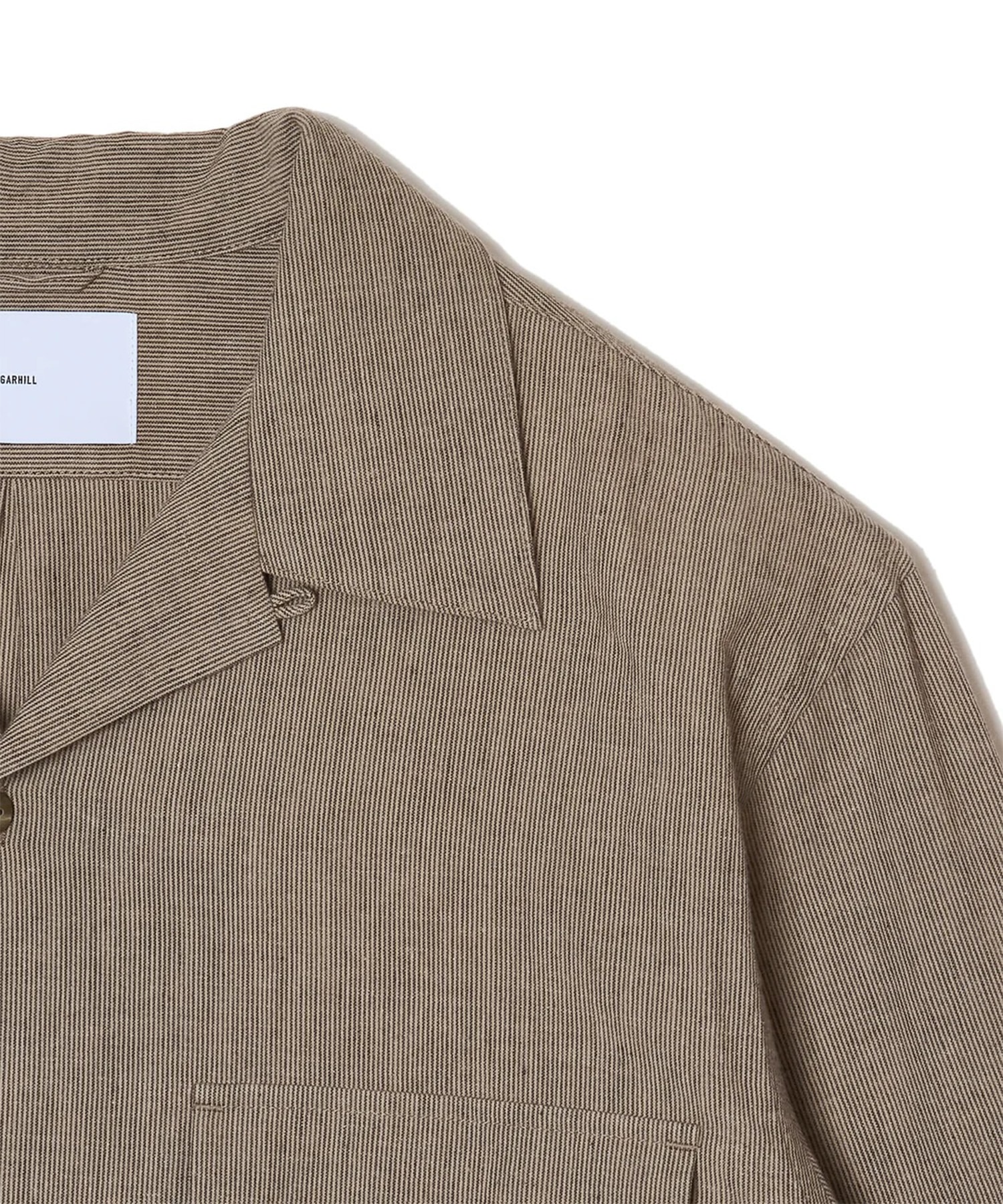 LINEN OPEN COLLOR SHIRT SUGARHILL