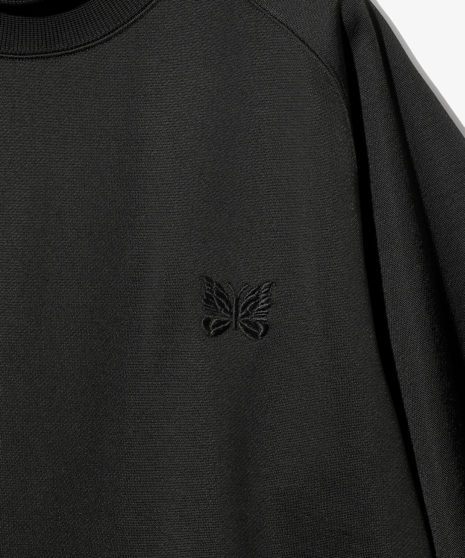 S/S Mock Neck Shirt - Bright Jersey NEEDLES