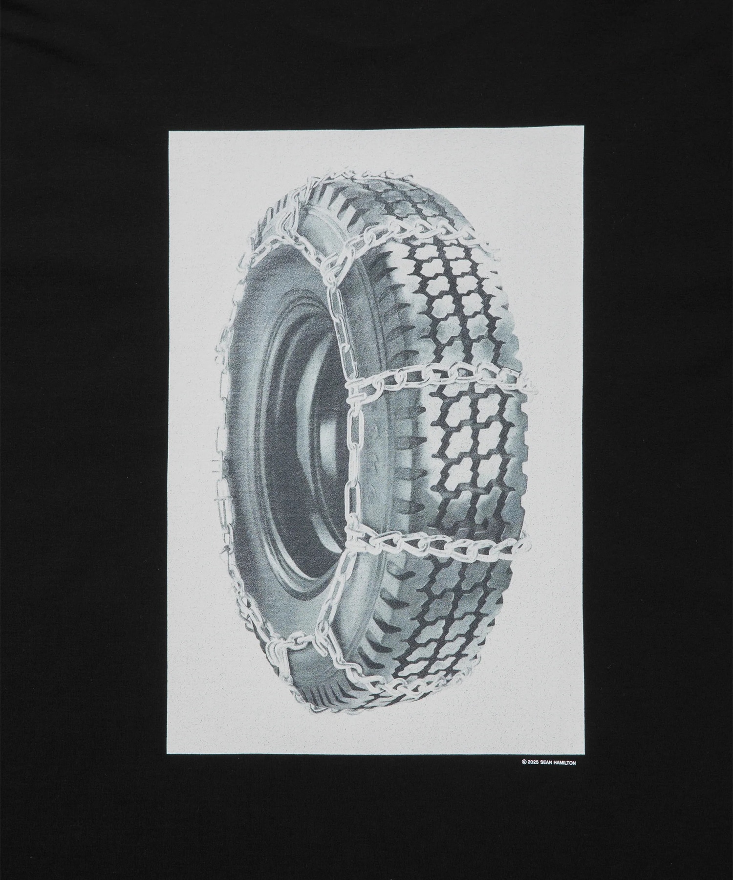 Print S/S Tee ( Tire with Chains ) COOTIE PRODUCTIONS
