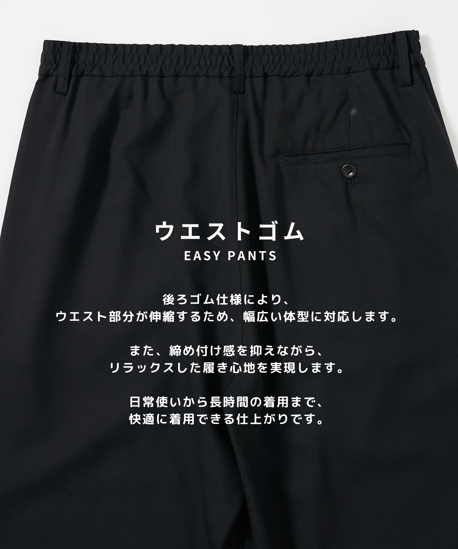 Extra Wool Easy Curve Pants STUDIOUS