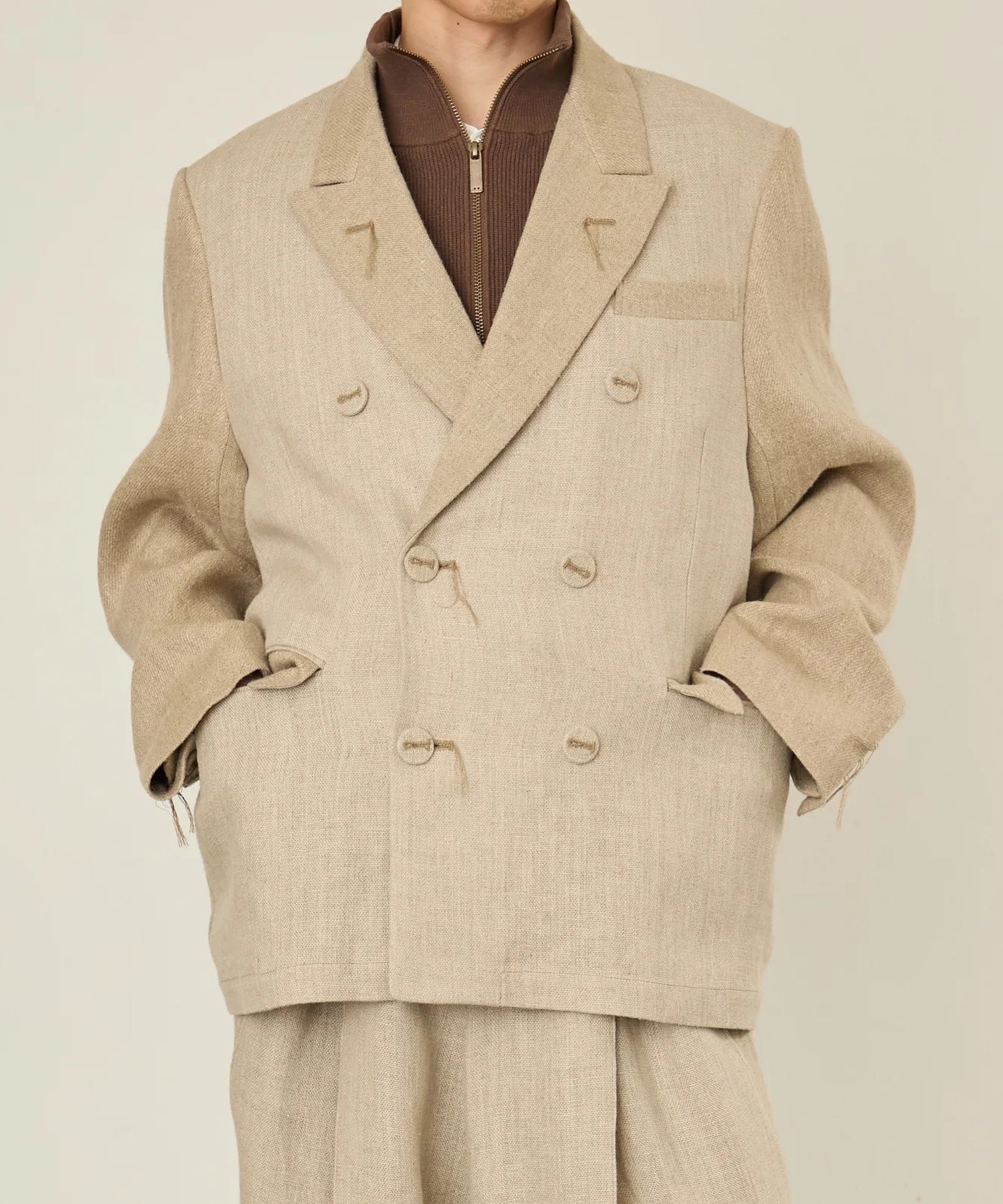 GRANDPA : LINEN JACKET I'm here