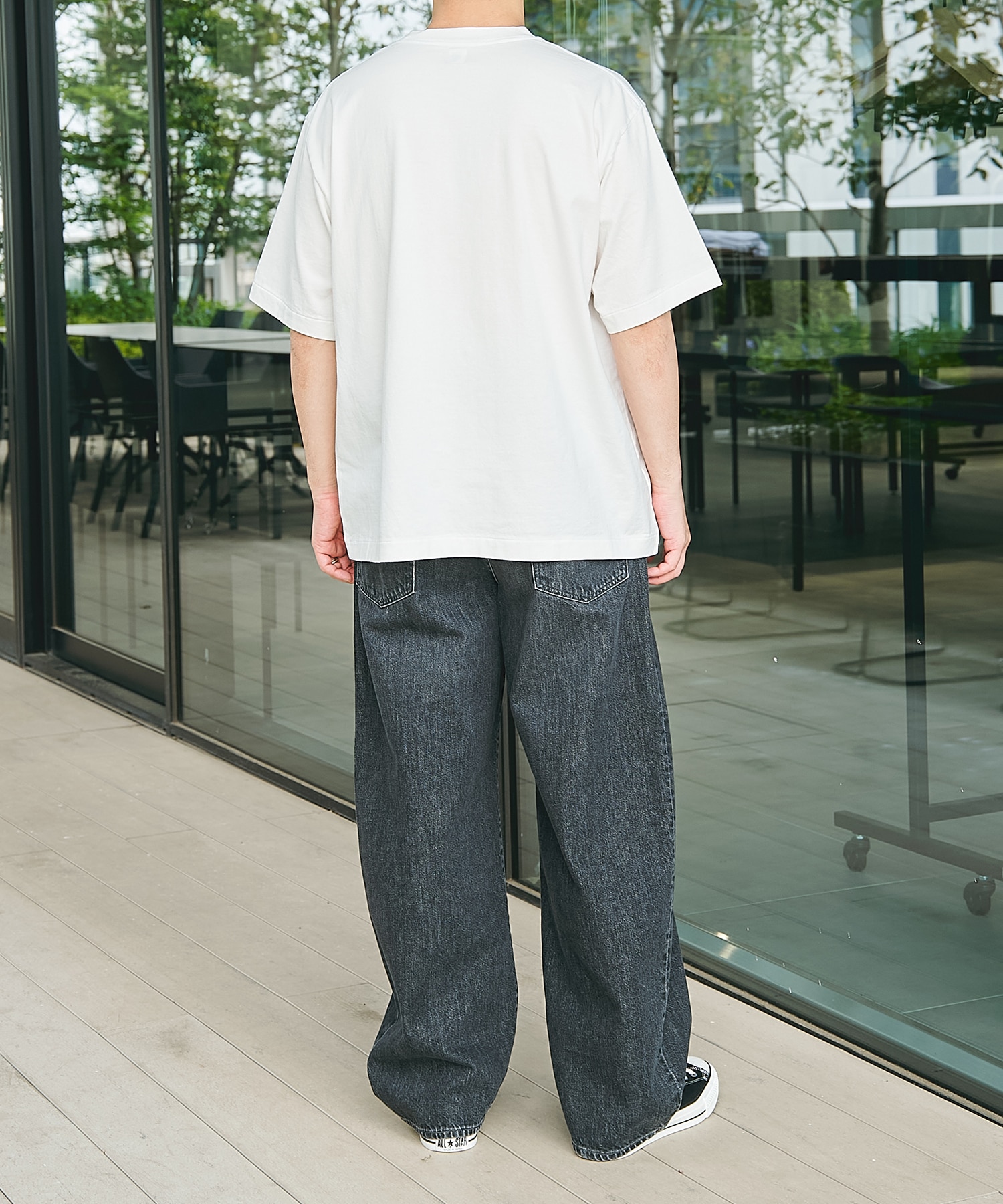 b Patch Tee WIDE blurhms