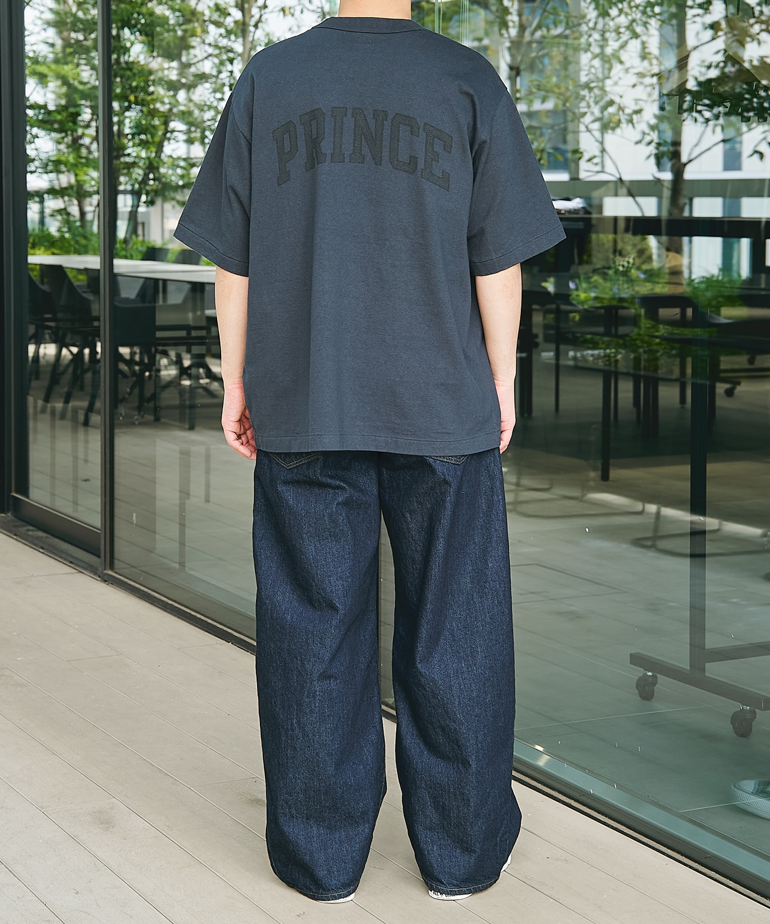 NOT-PRINCE 88/12 Print Tee WIDE blurhms