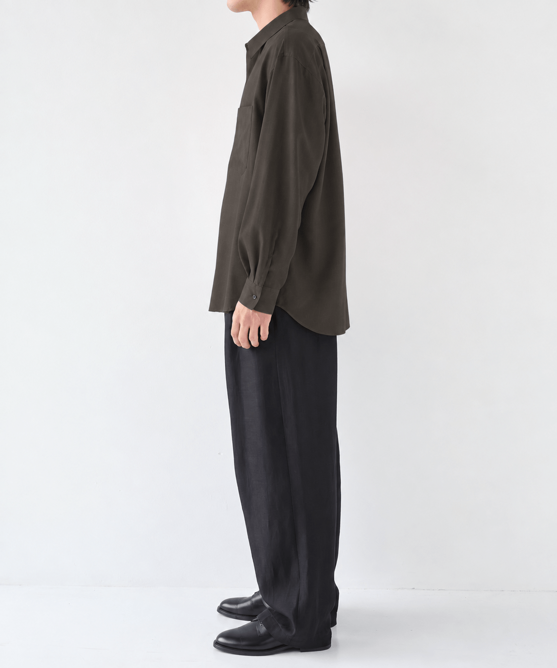 Fine Wool Smooth Shirts STUDIOUS