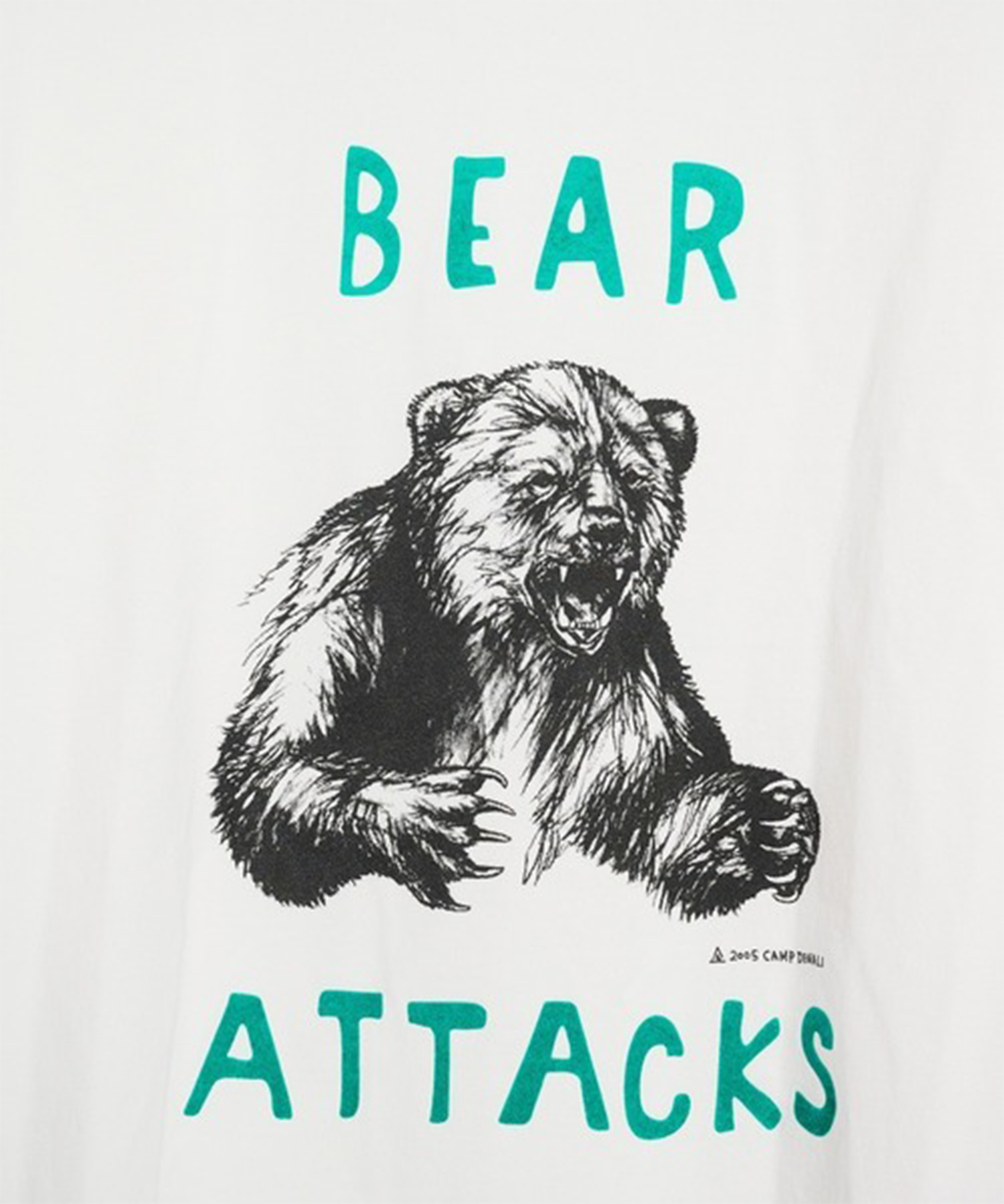 別注復刻BEAR ATTACKS Ringer T-SHIRT N.HOOLYWOOD