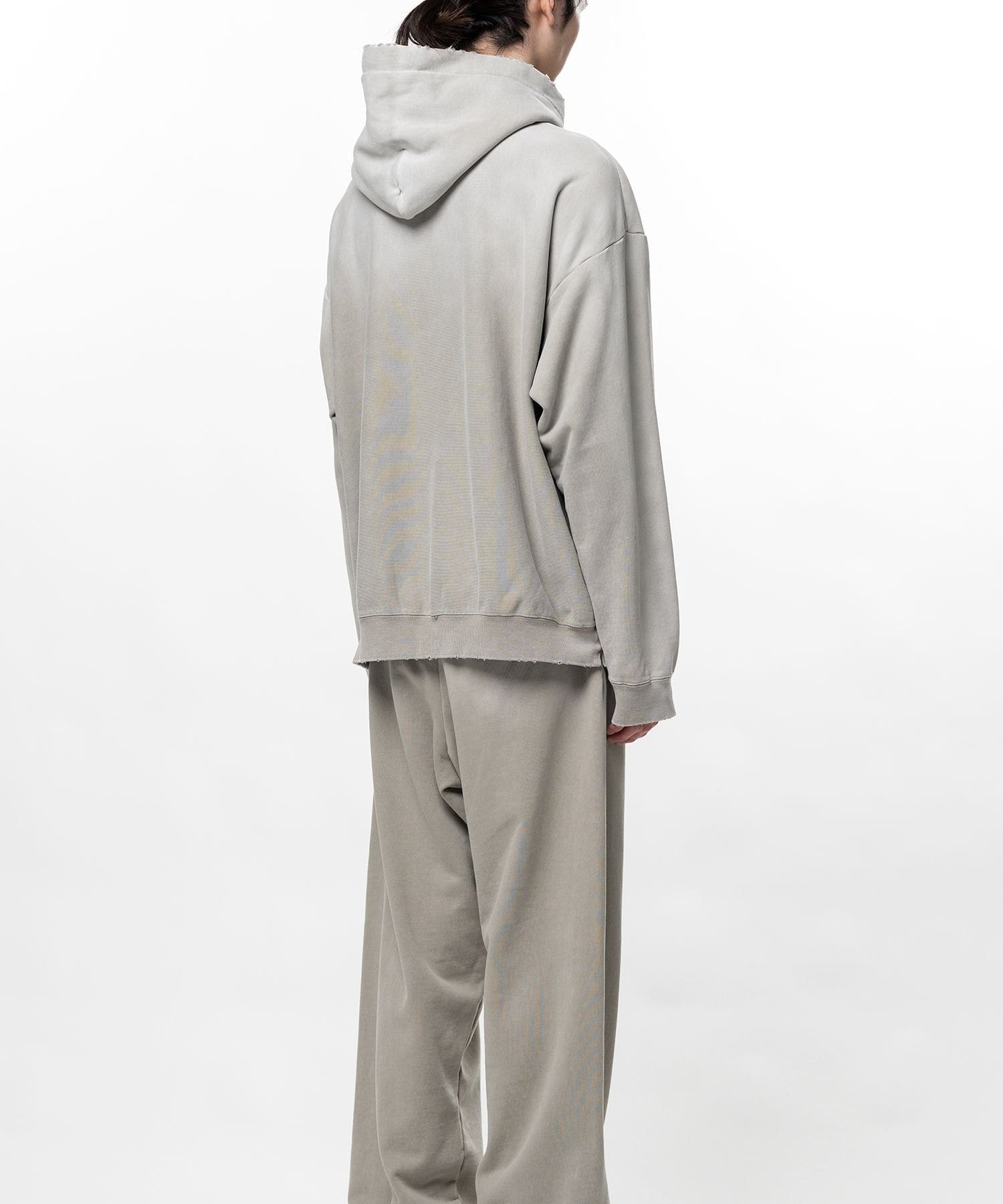 FRENCH TERRY DISTRESSED HOODIE in・stru(men-tal)