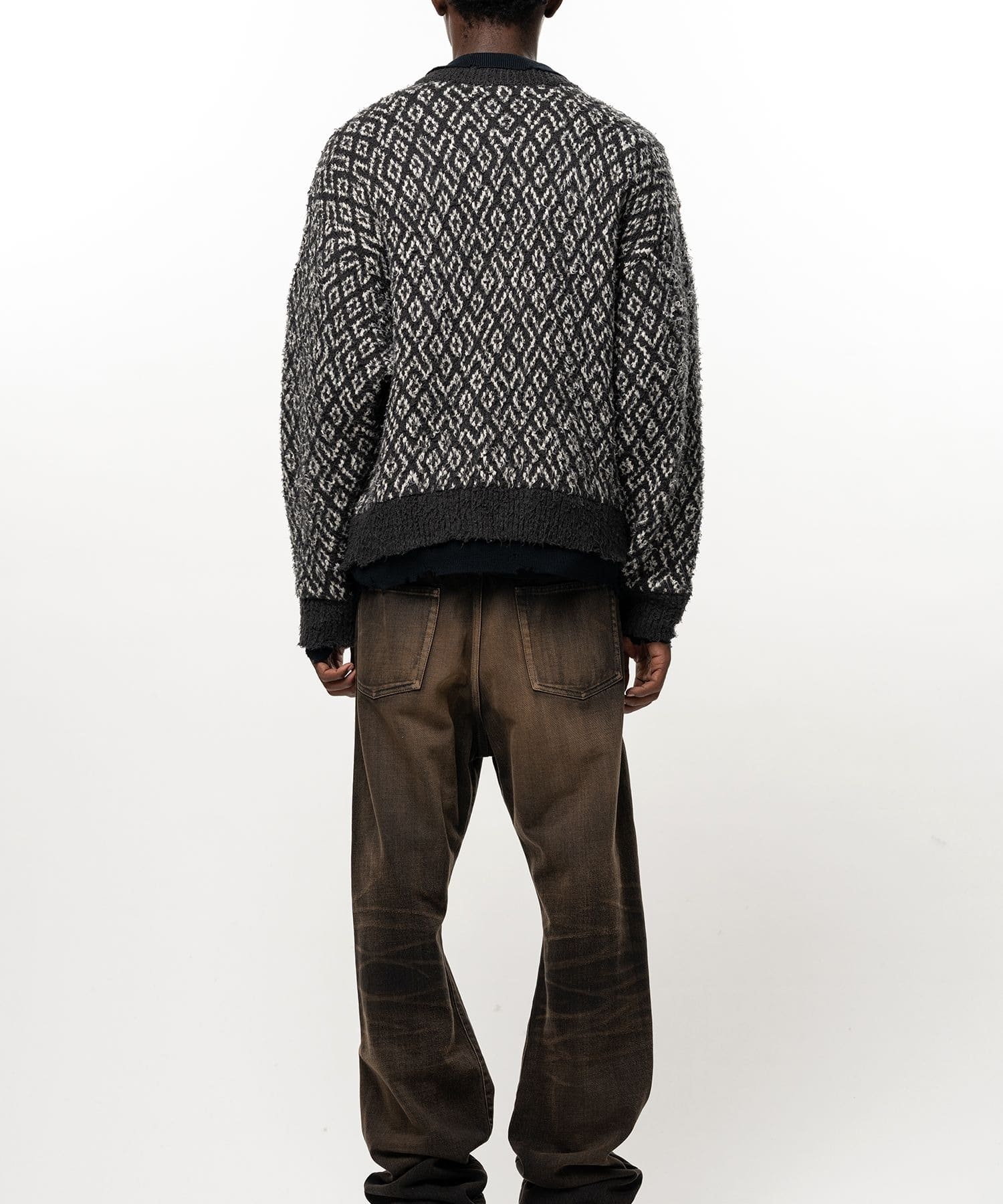 LAYERED KNIT PULLOVER Maison MIHARA YASUHIRO