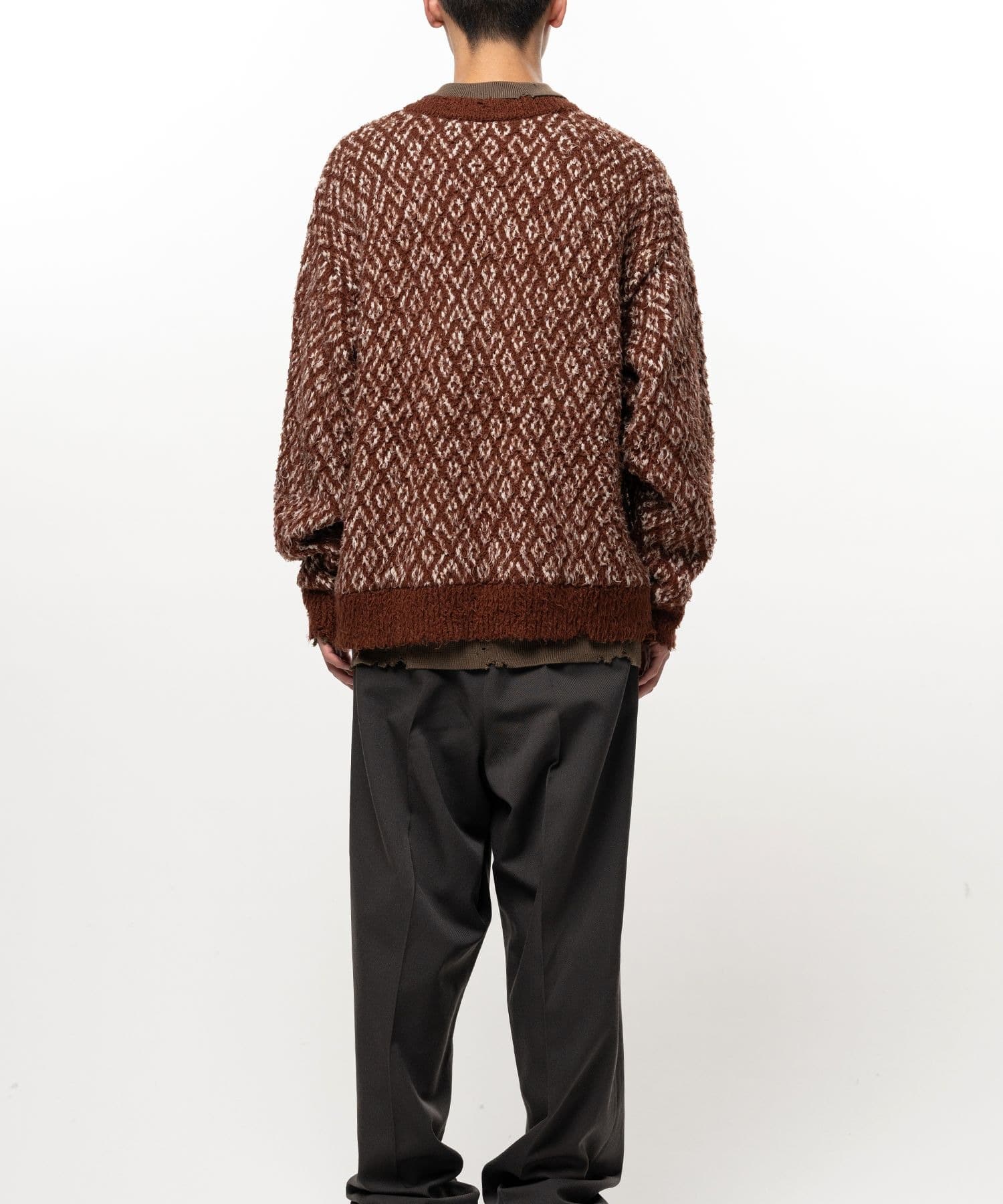 LAYERED KNIT PULLOVER Maison MIHARA YASUHIRO