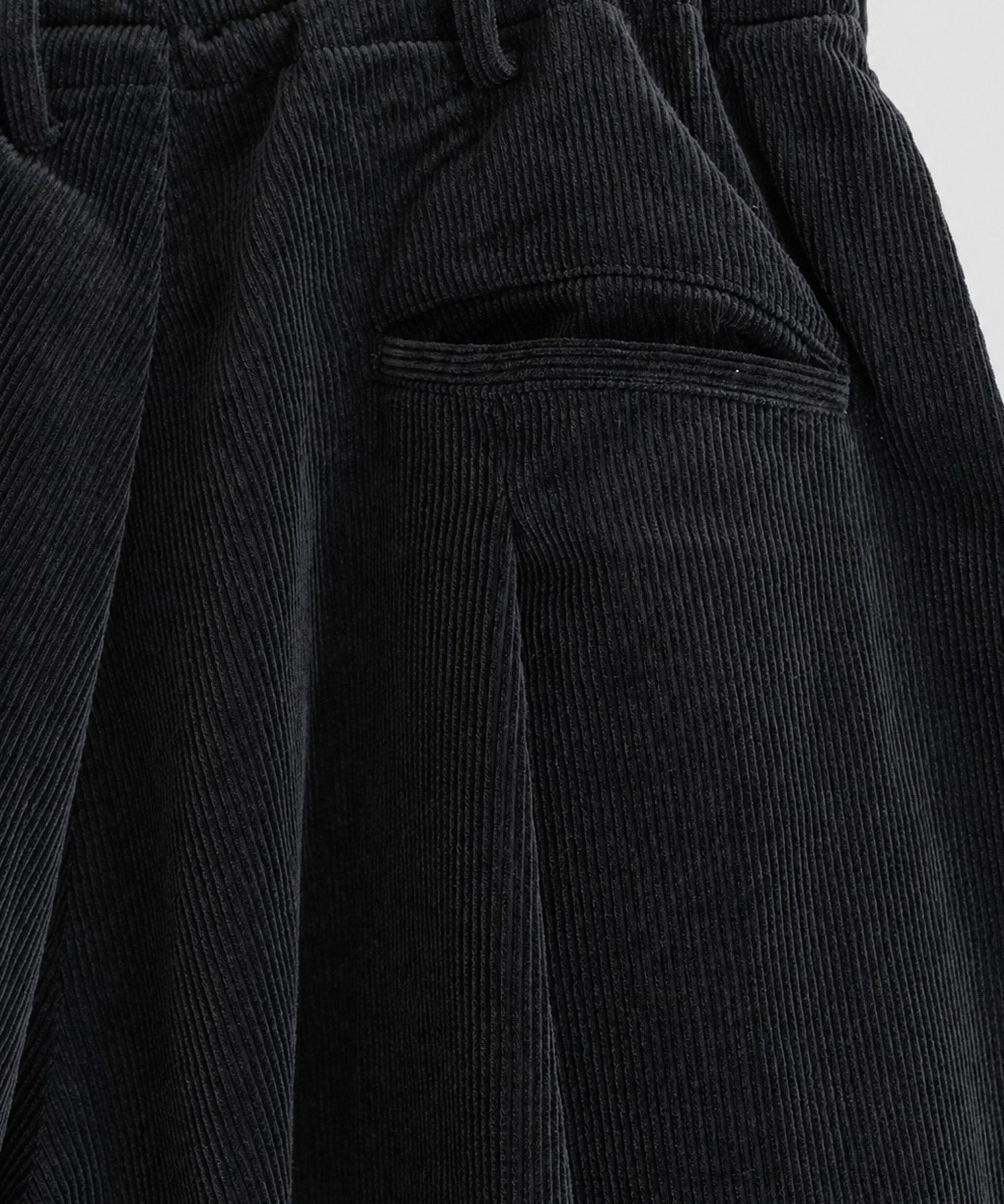 Wide-leg cropped corduroy pants KHOKI