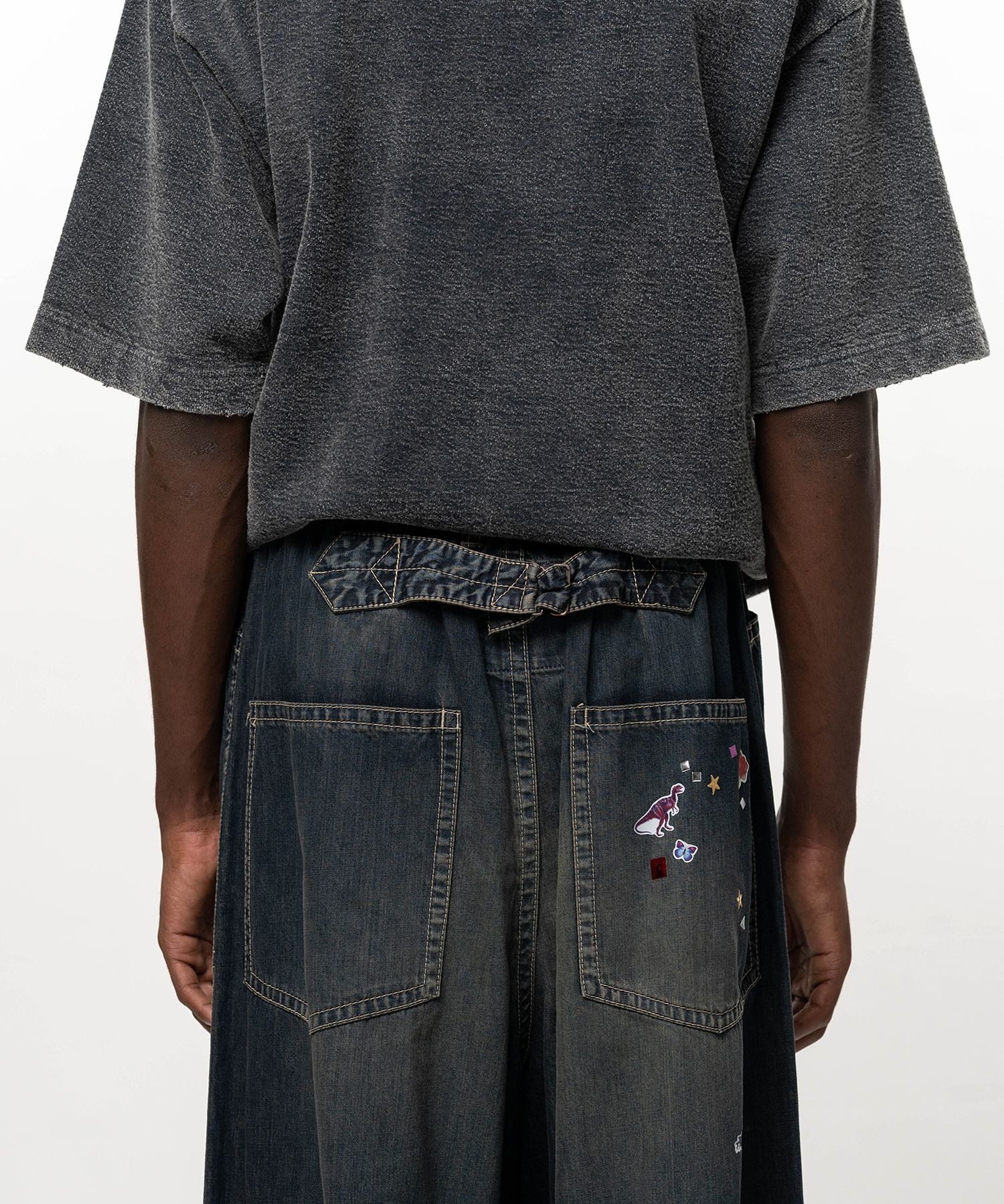 BAKER JEANS w STICKER Maison MIHARA YASUHIRO