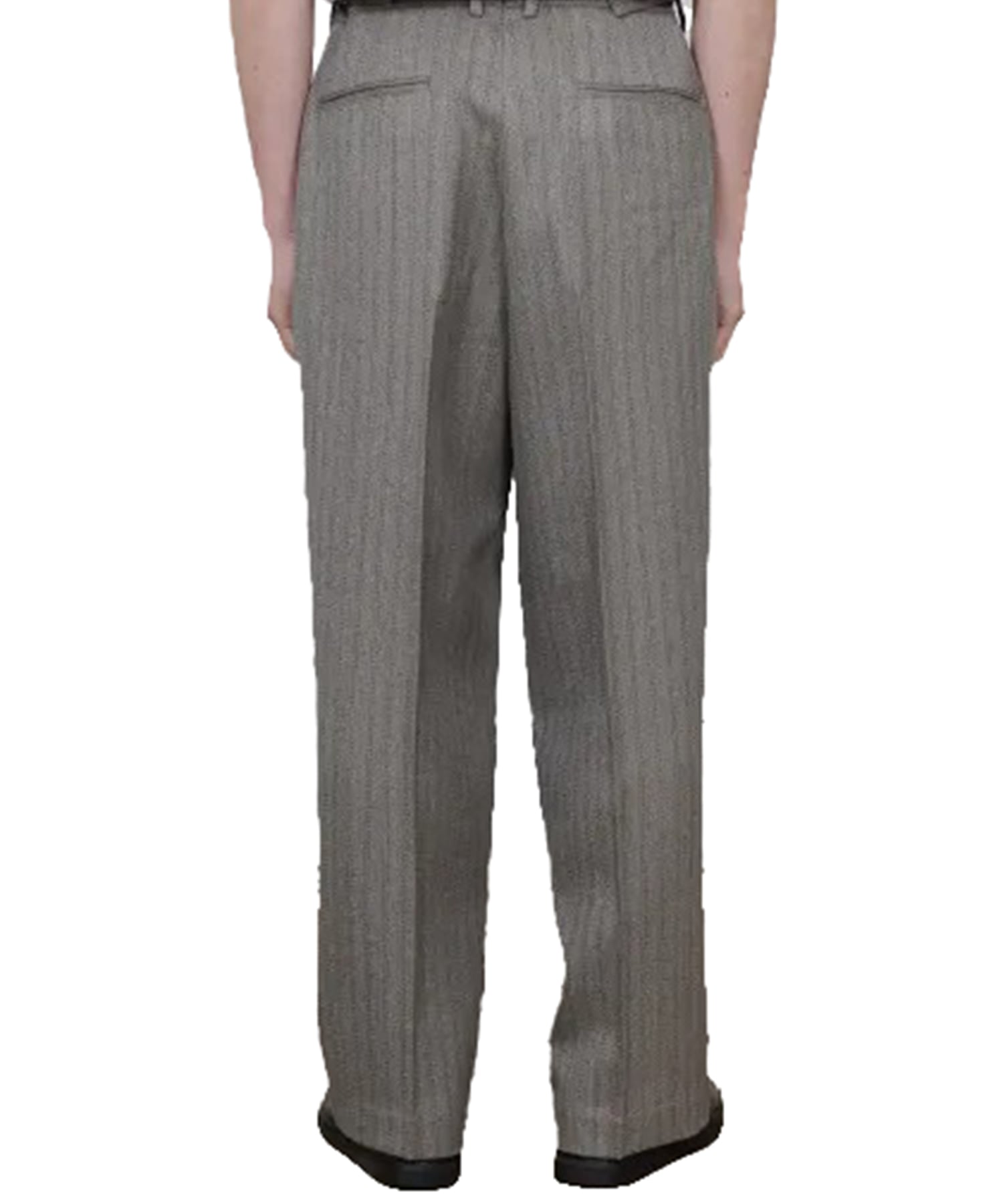 SINGLE PLEAT WIDE TROUSERS MARKAWARE/marka