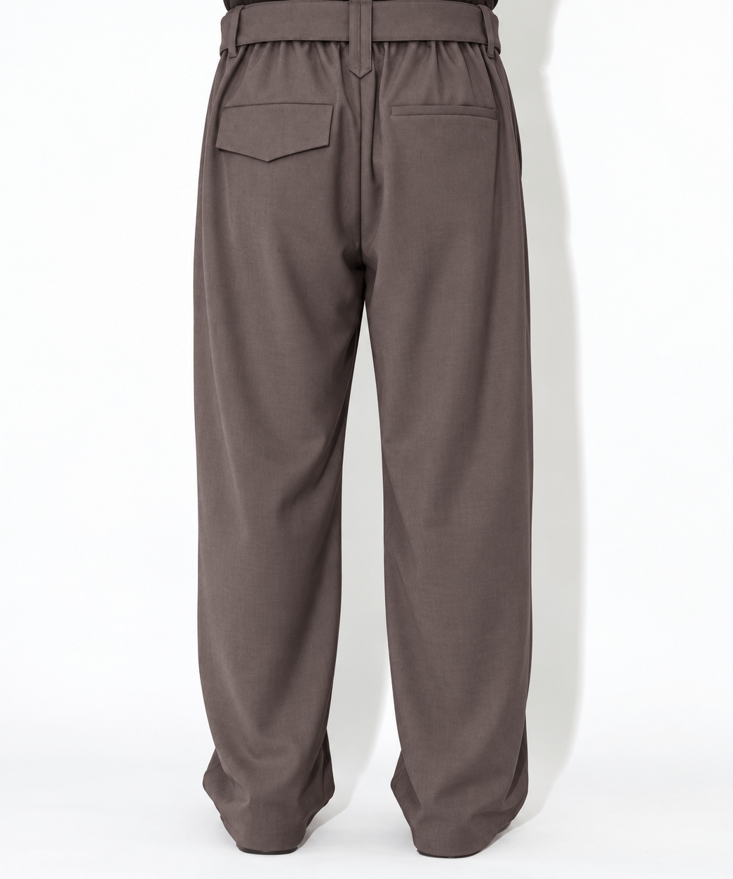 別注 Dry Gabardine Wide Pant with Long Belt CULLNI