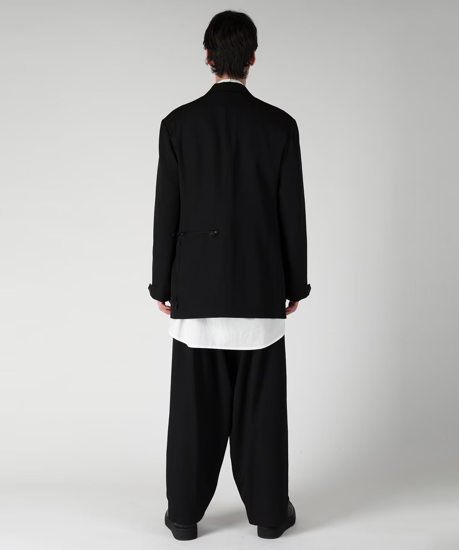 NOTCH GABARDINE JACKET Yohji Yamamoto