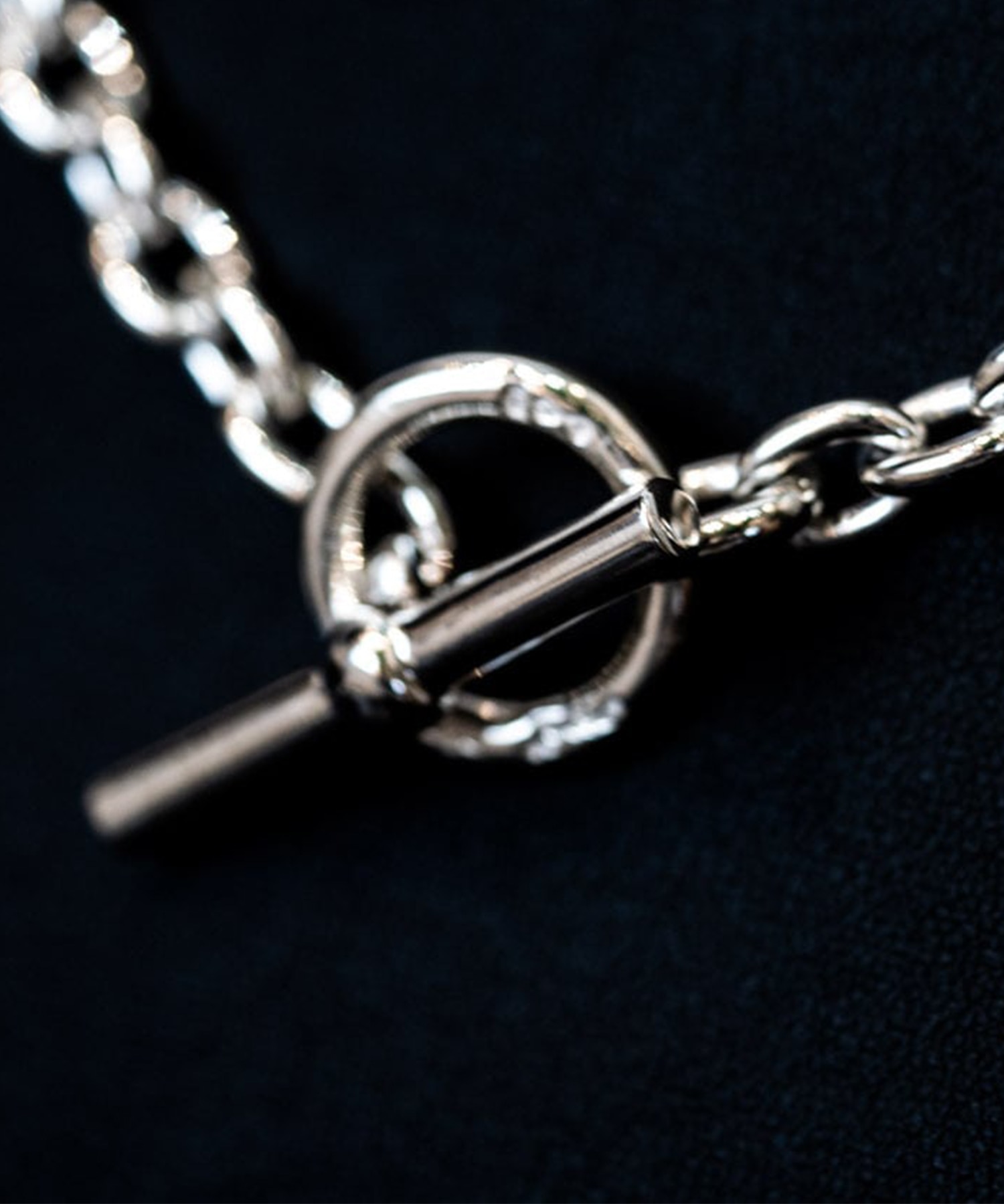 C-027 Hook connect necklace S 45cm WAKAN SILVER SMITH