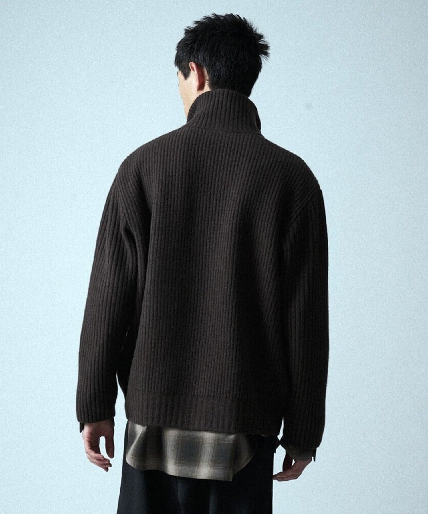 ZIP High Neck Drivers Knit UJOH HOMME