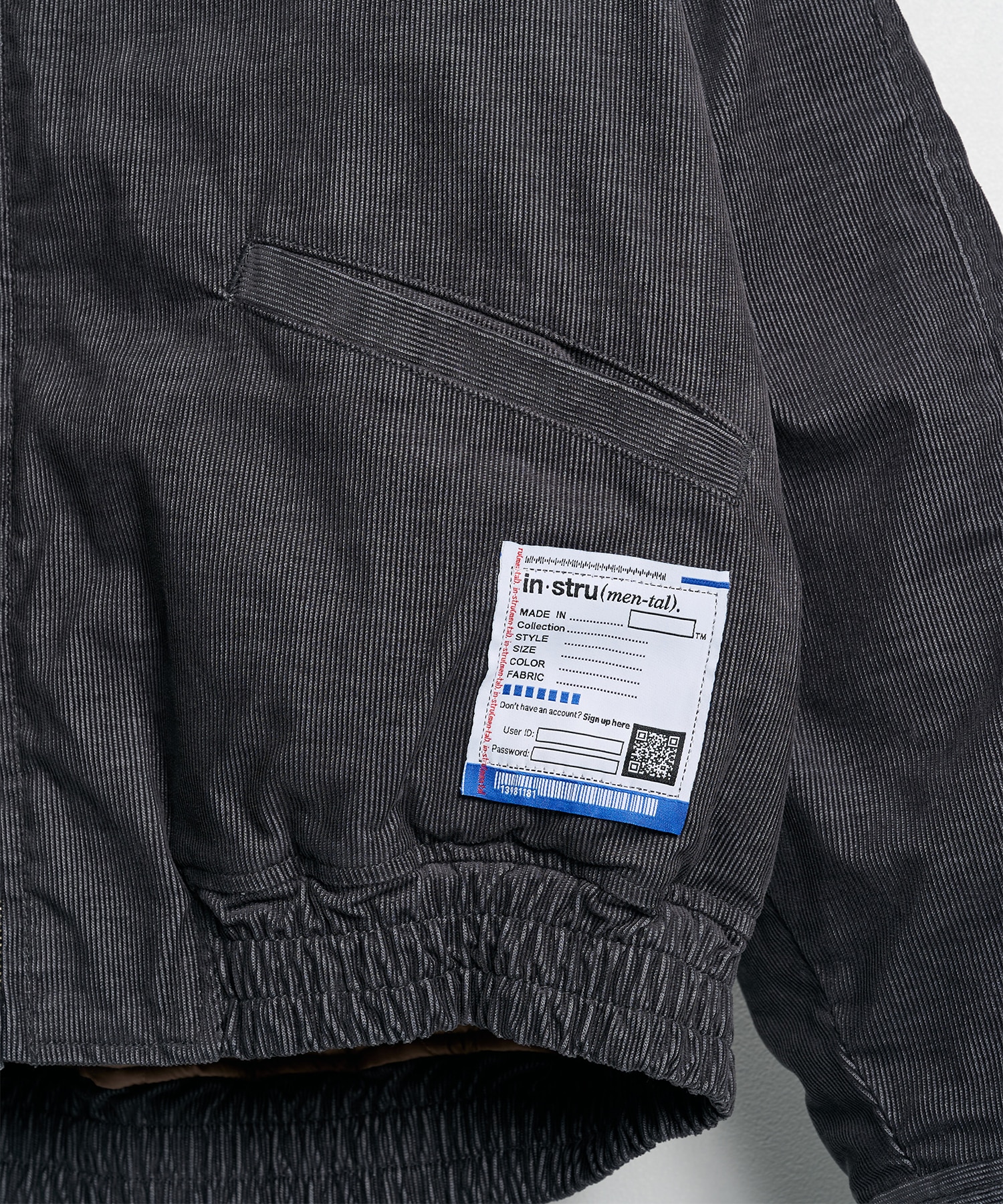 CORDUROY ZIP BLOUSON in・stru(men-tal)