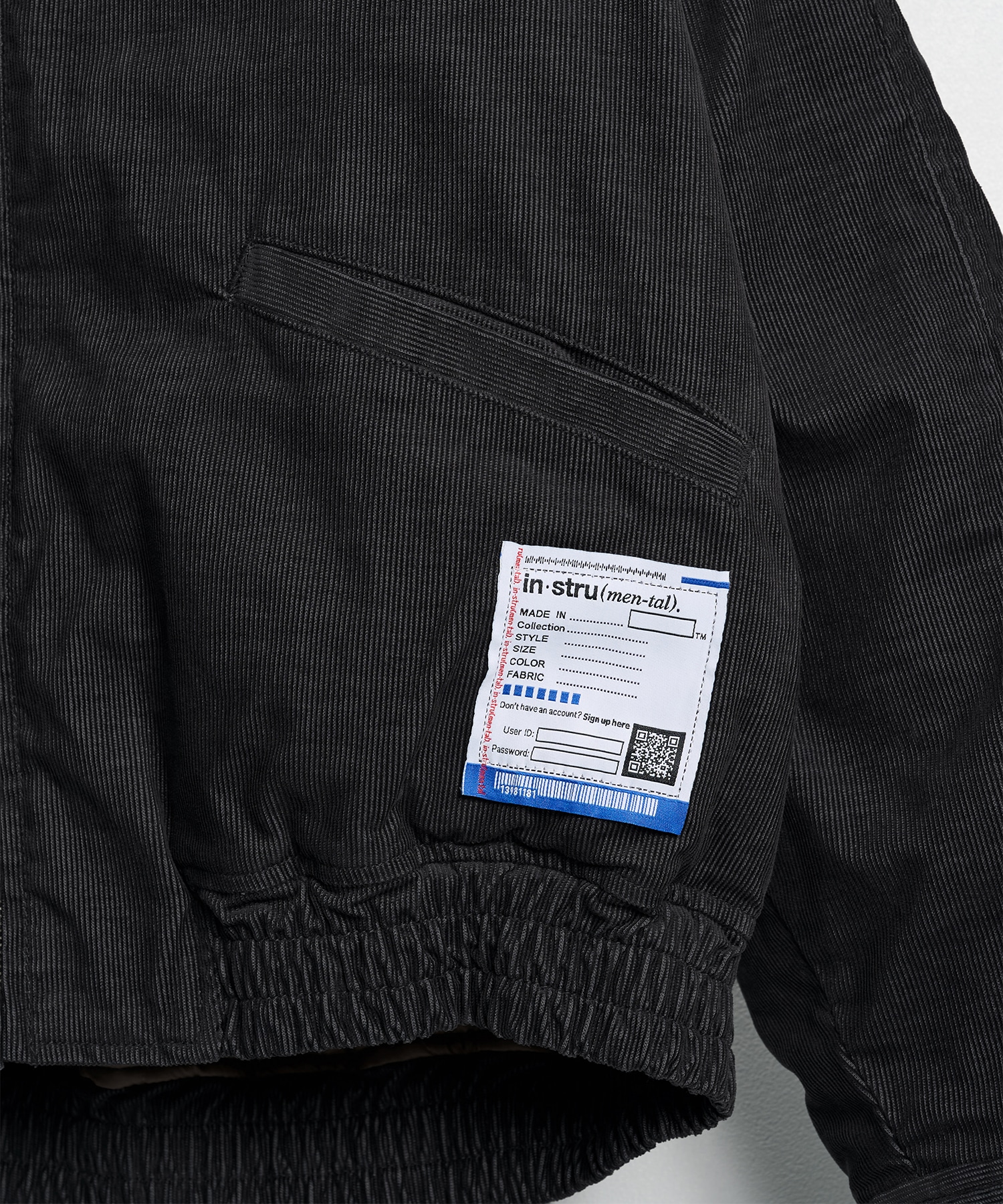 CORDUROY ZIP BLOUSON in・stru(men-tal)