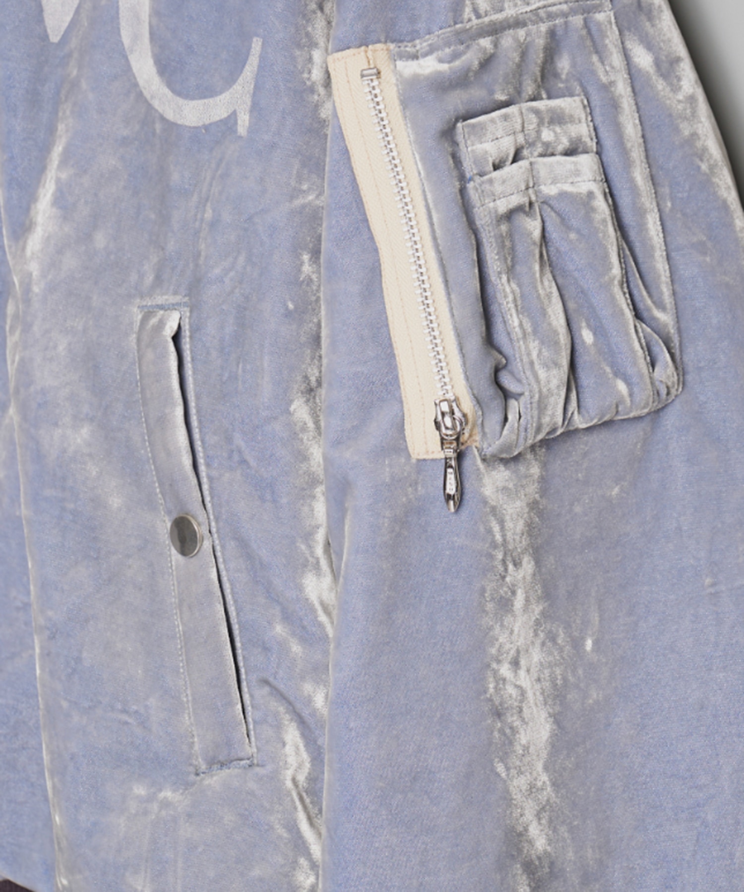 VC VELVET PUFFER BOMBER JACKET MASU