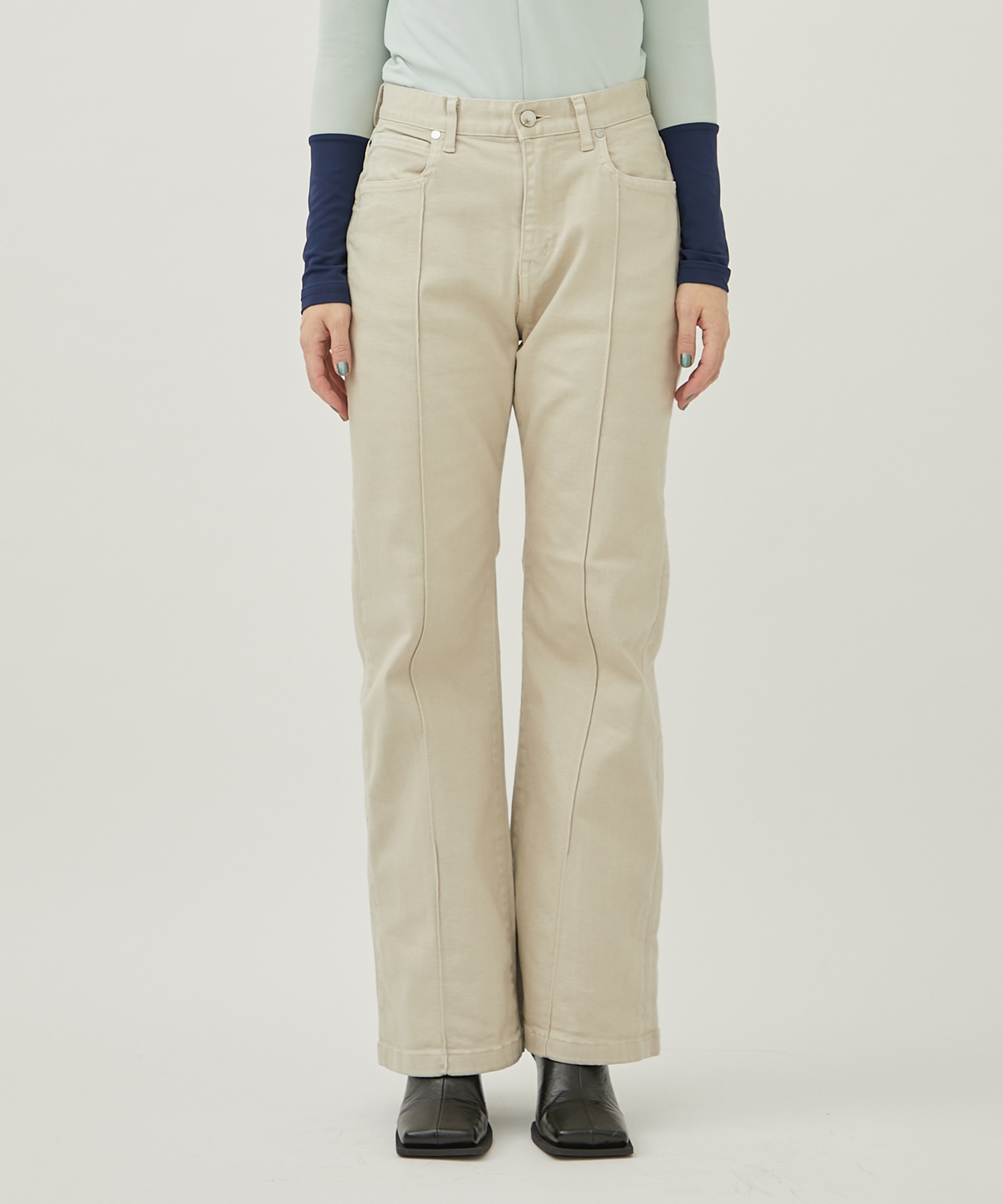 別注CENTER CREASE STRAIGHT DENIM FACTOTUM