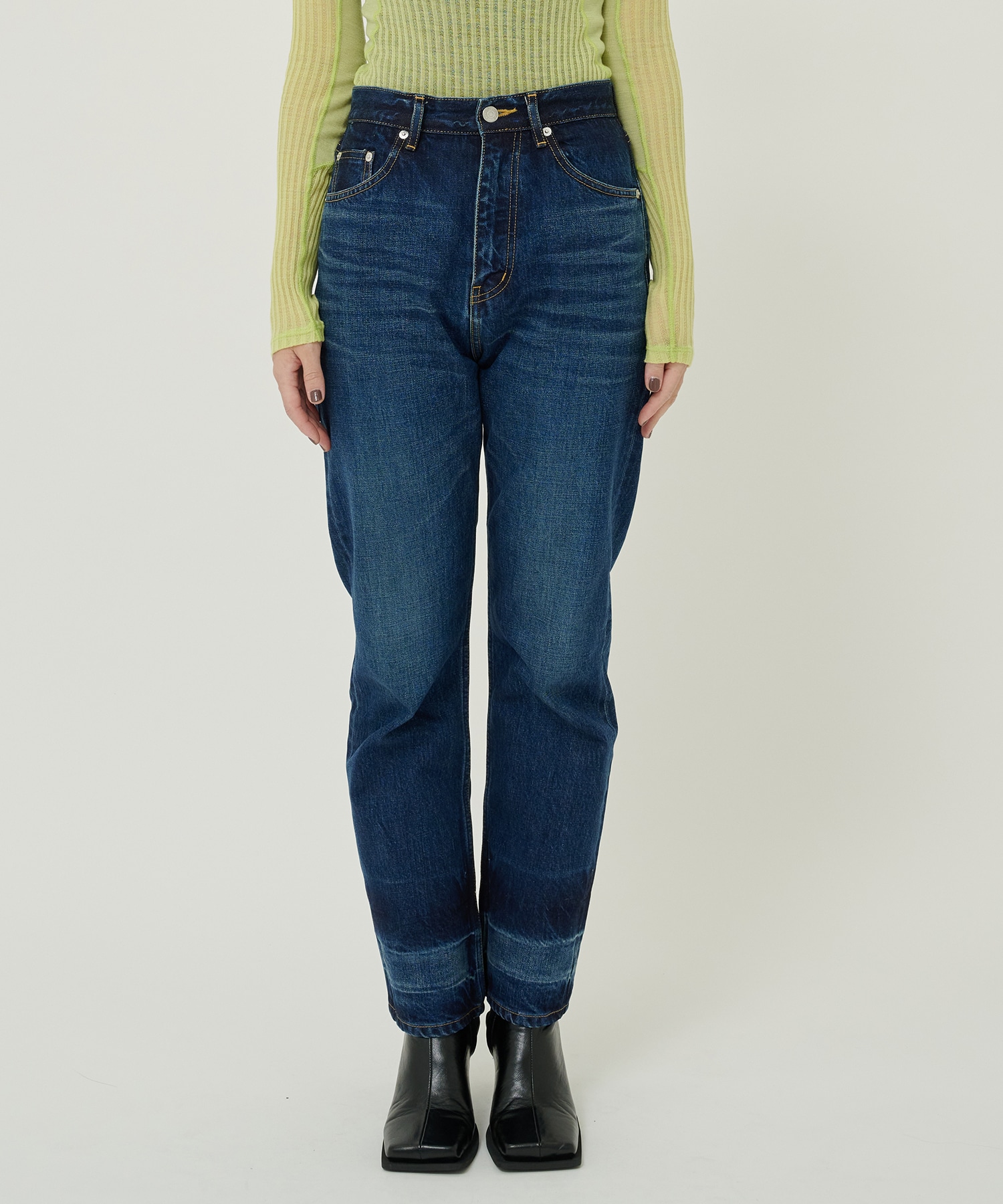 selvedge denim bleach straightpants beautiful people