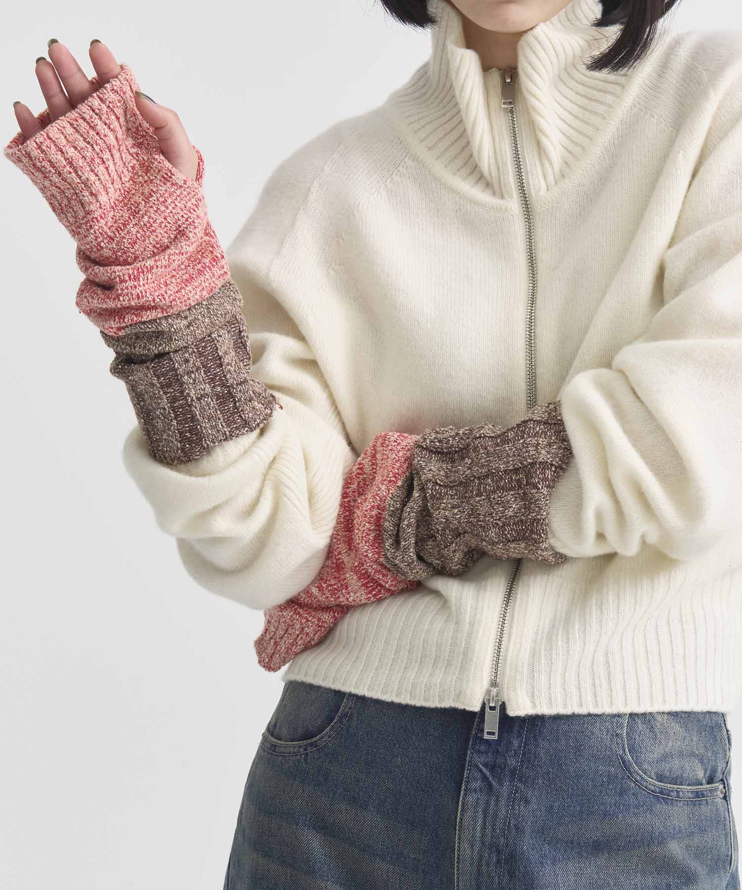 Bicolor Nep Arm Warmer STUDIOUS