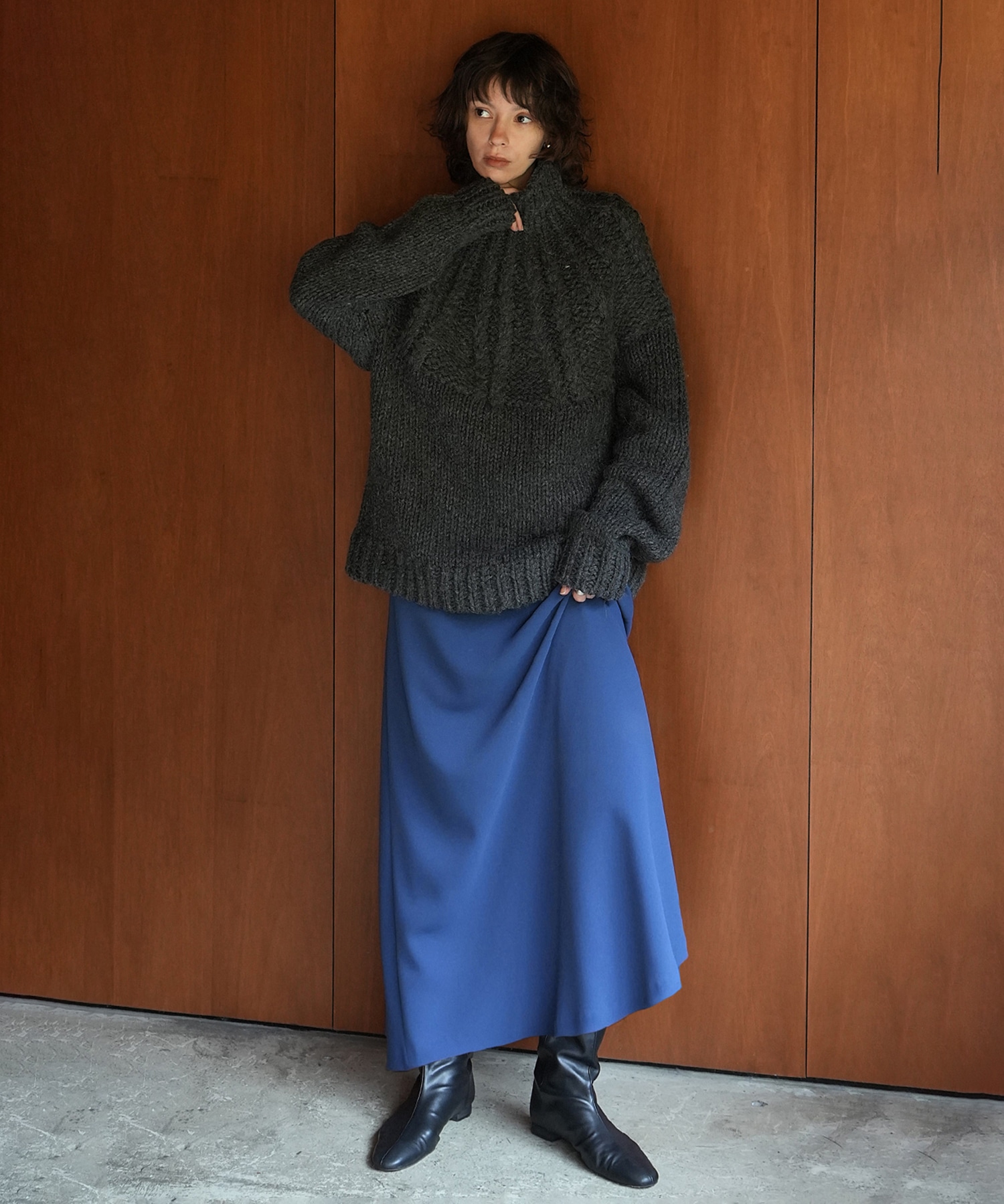 CHUNKY CABLE HAND KNIT TOPS CLANE