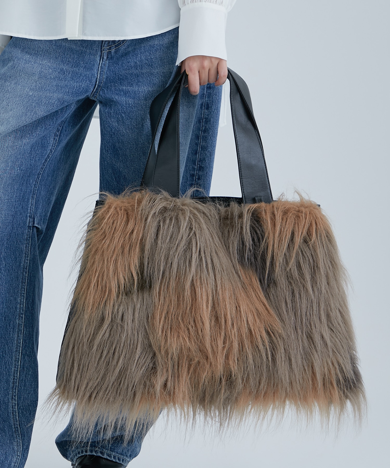 Vegan Fur Tote Bag STUDIOUS