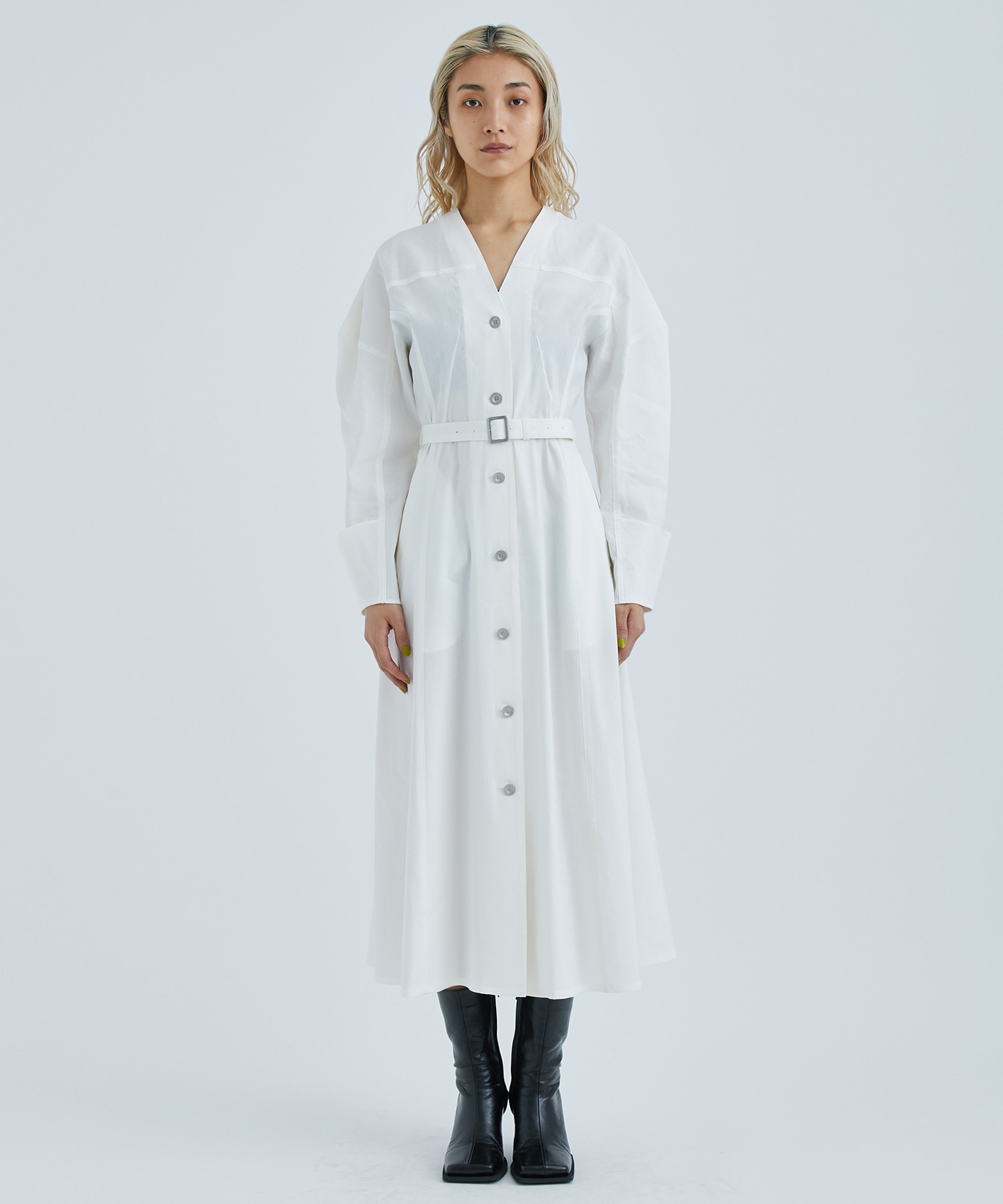 Sybil shirt dress WH AKIRANAKA