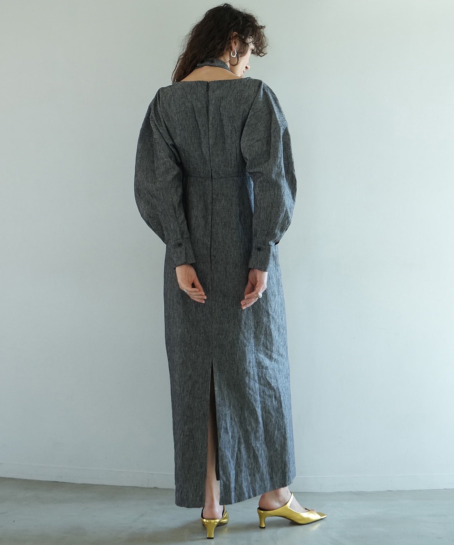 HALTER LAYERED ONEPIECE CLANE