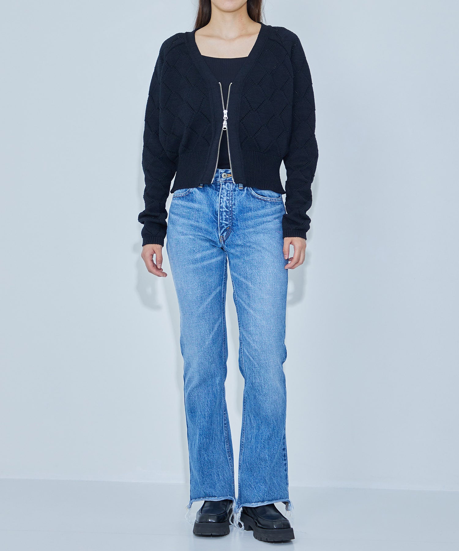 Diamond Knit Cardigan STUDIOUS
