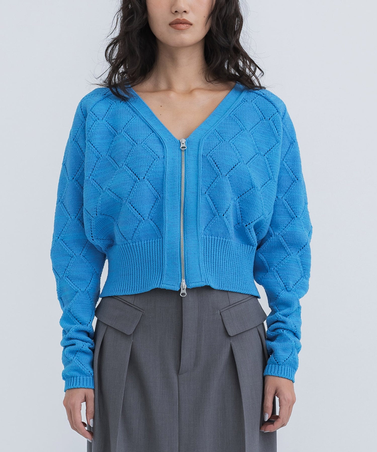 Diamond Knit Cardigan STUDIOUS