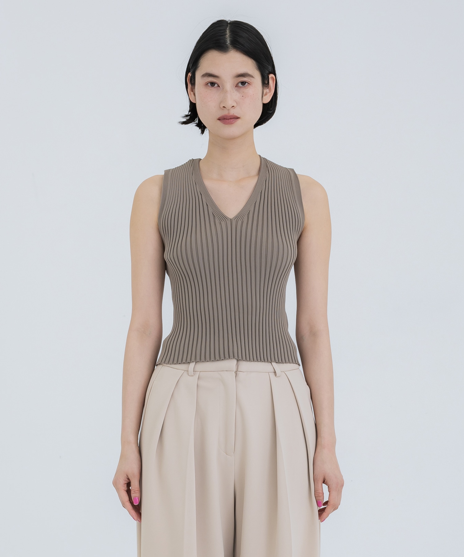 Eco-Vneck knit IIROT