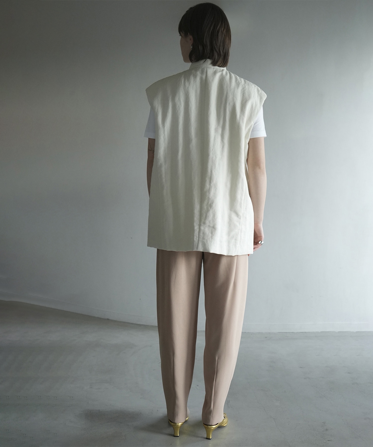 SLIT HEM BALLOON PANTS CLANE