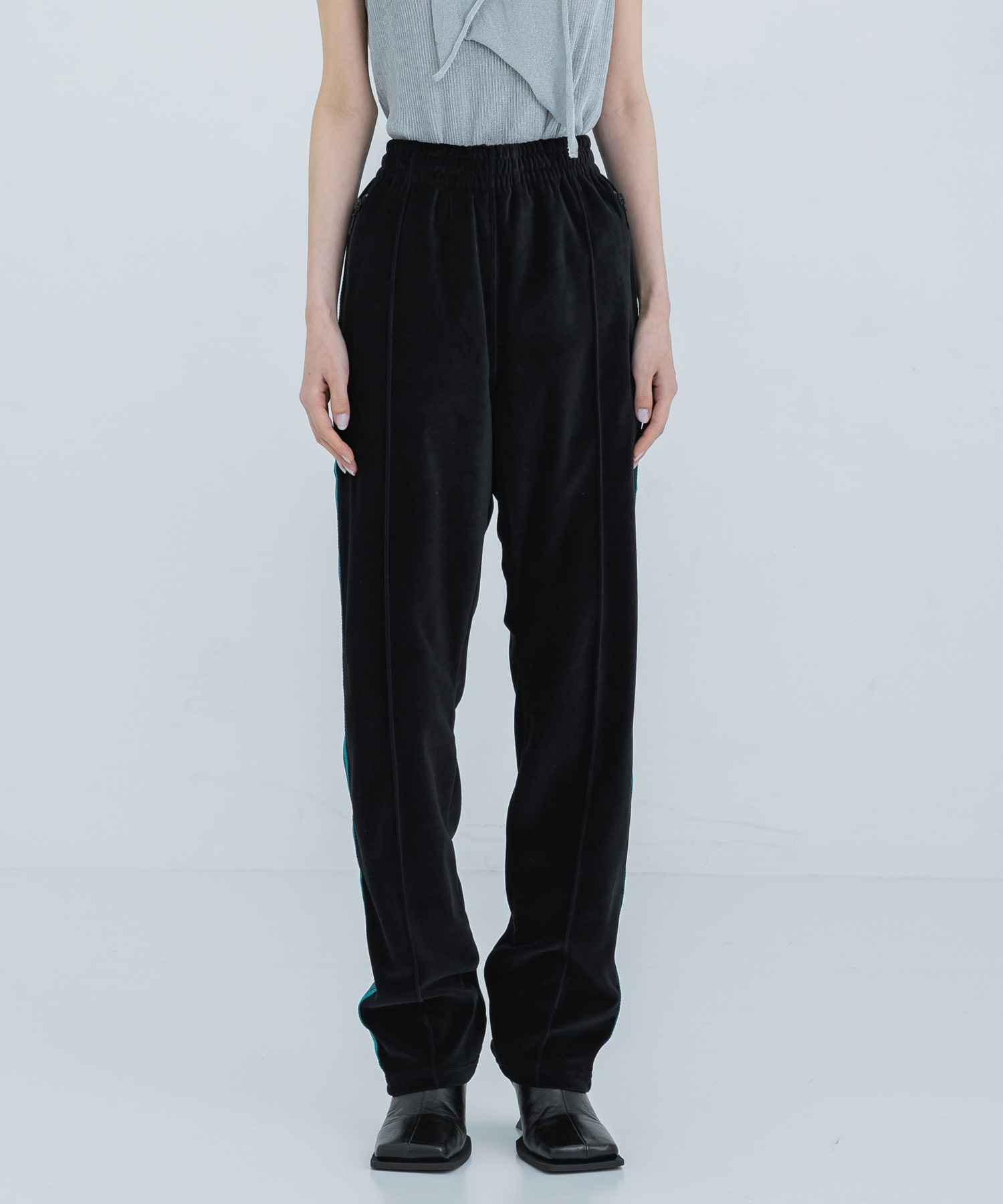 Narrow Track Pant - C/Pe Velour Needles