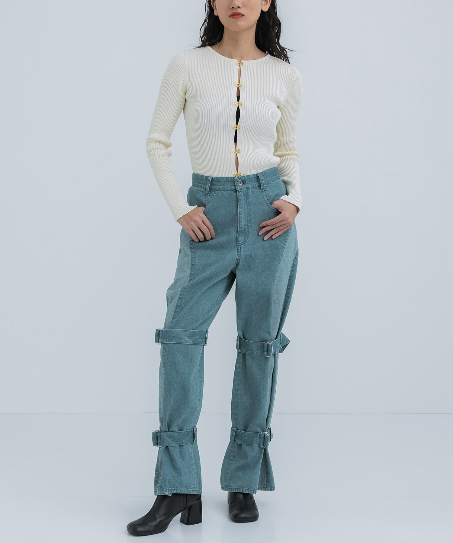 Bondage Denim Pants STUDIOUS