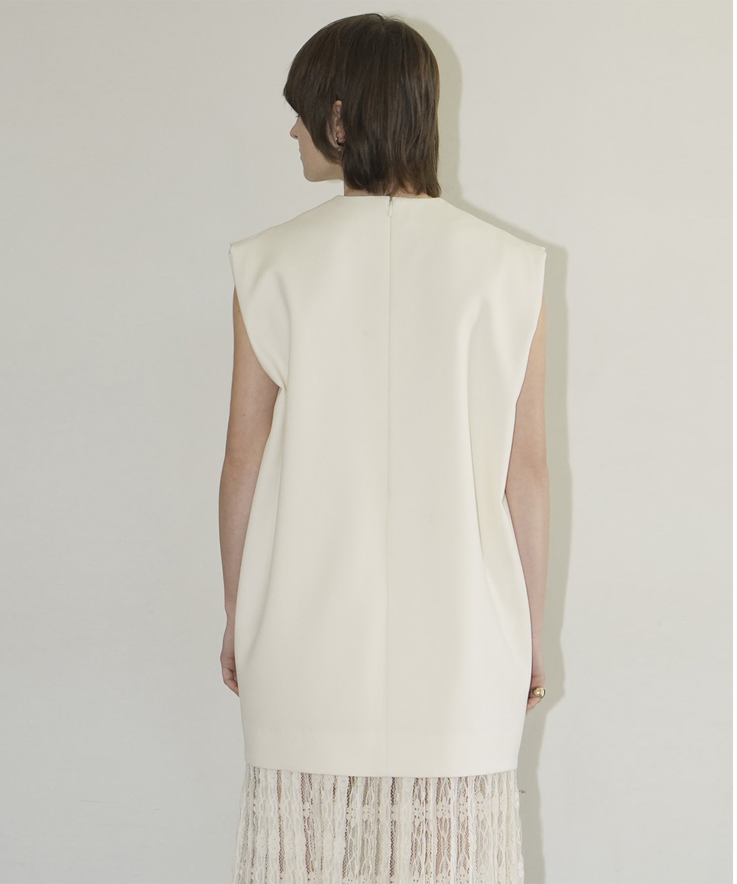 SLEEVELESS LONG COCOON TOPS CLANE