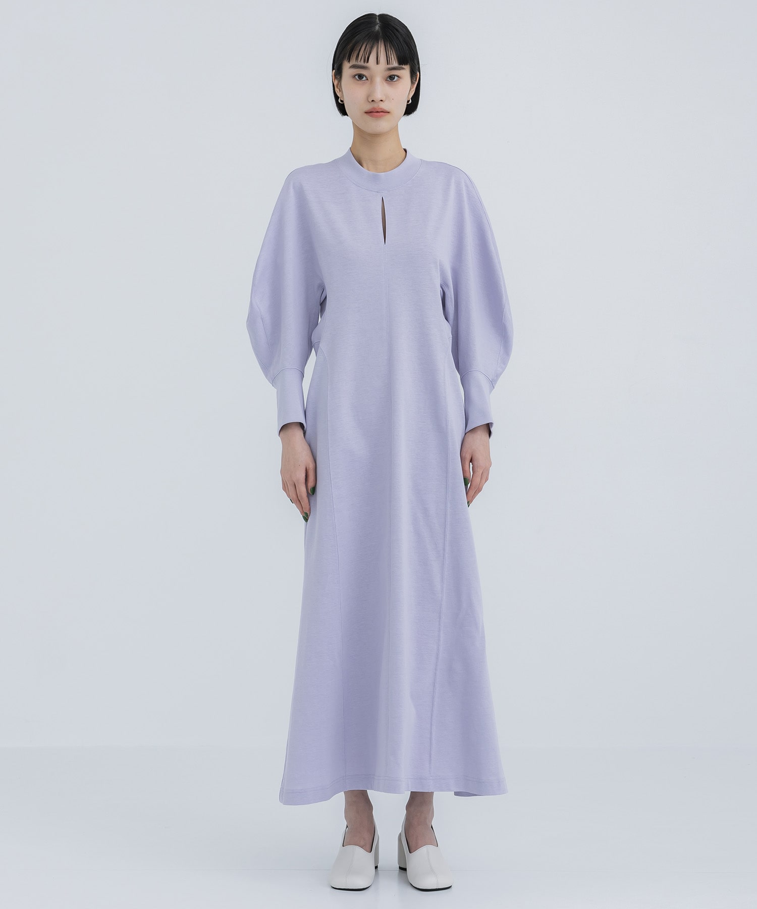 Cotton Jersey Dress Mame Kurogouchi