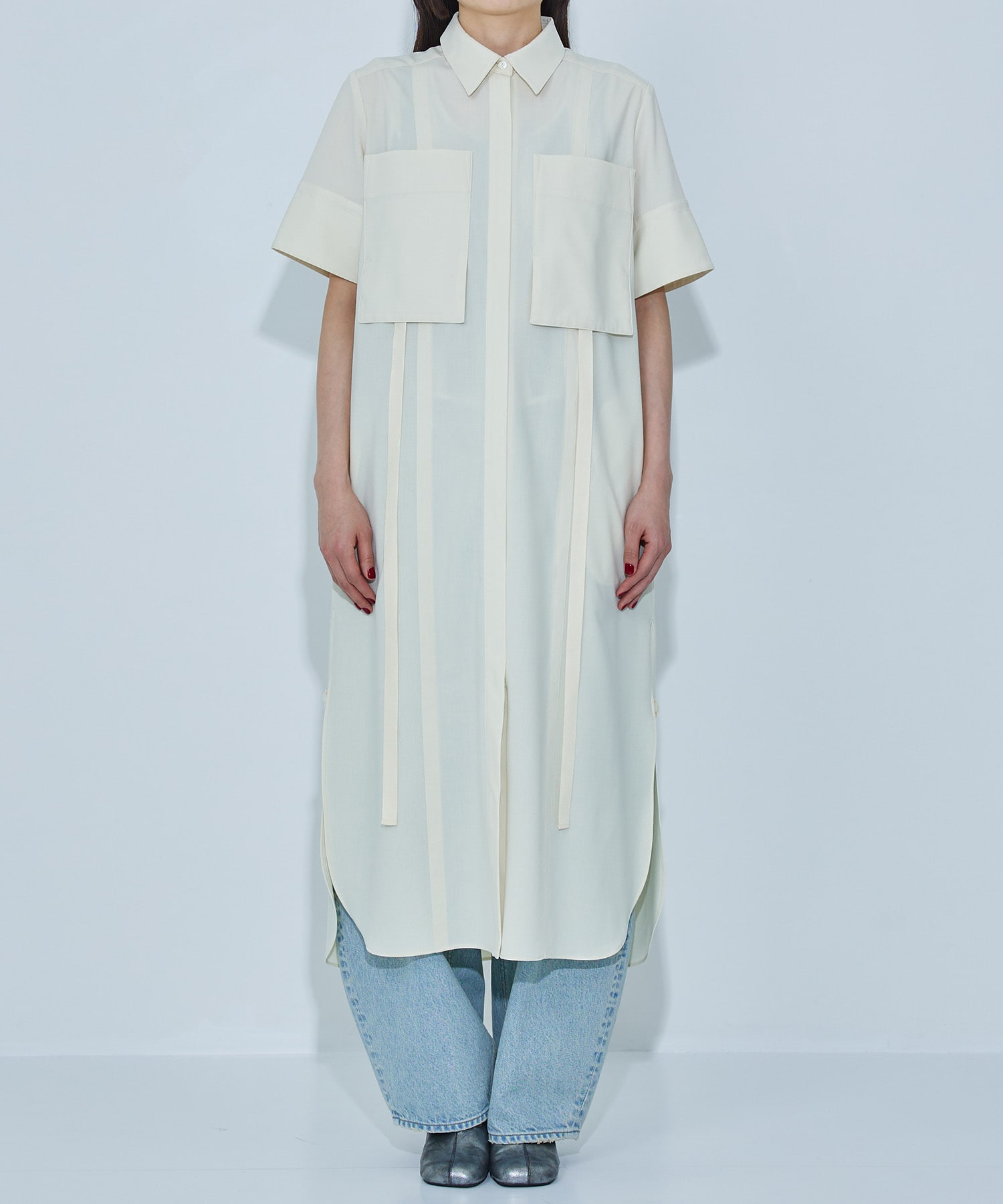 Half Sleeve Shirt Dress STUDIOUS