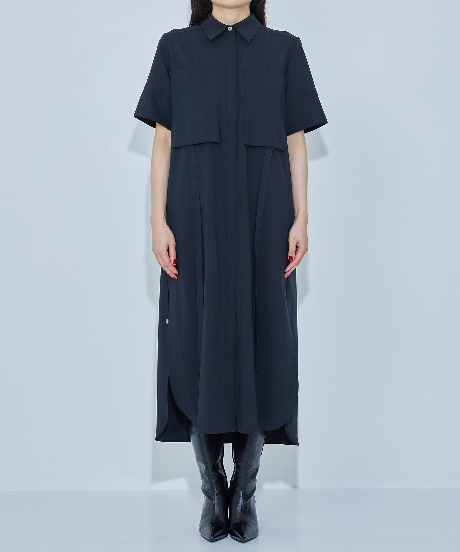 Half Sleeve Shirt Dress STUDIOUS
