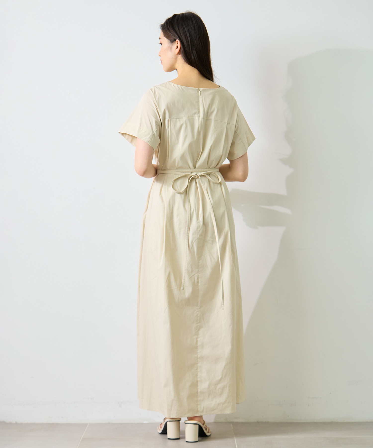 V-Neck Flare Dress STUDIOUS