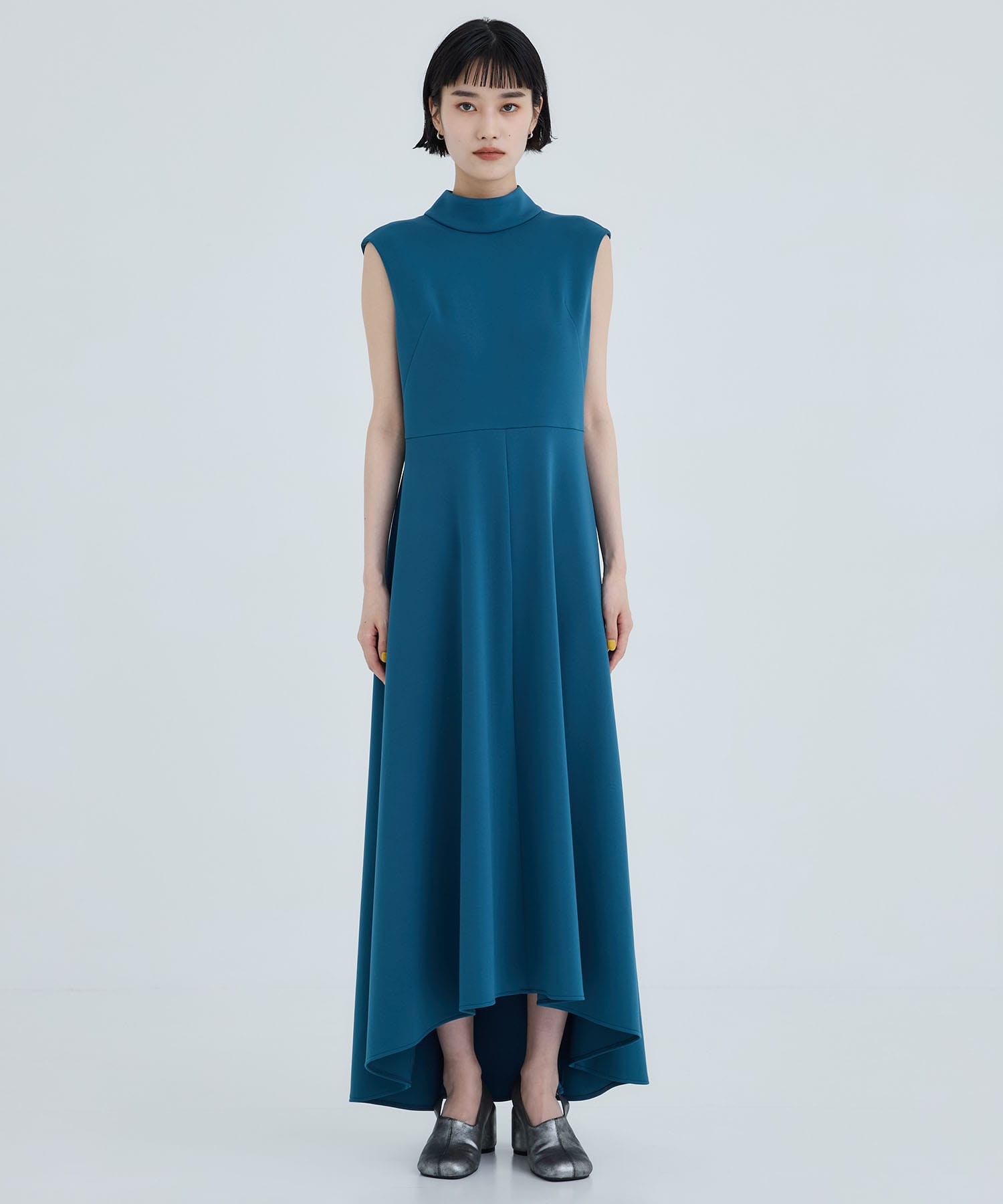 SPONDISH JERSEY LONG FLARE DRESS THINGS THAT MATTER