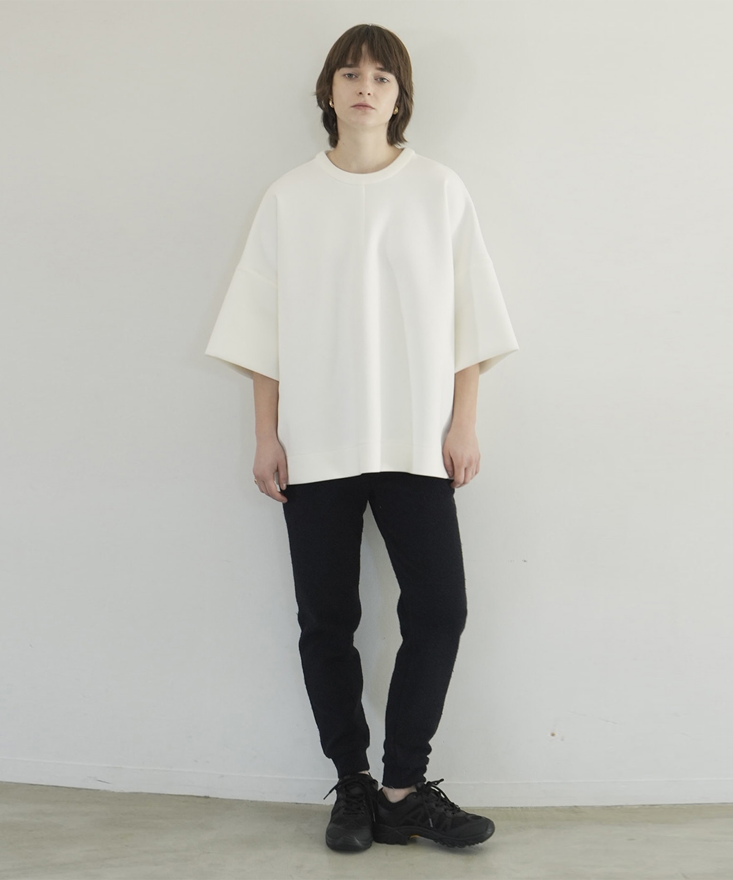BULKY LINE HALF SLEEVE TOPS CLANE