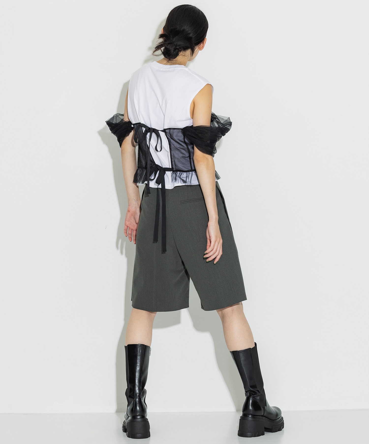 別注Tulle Corsert T-shirt VIVIANO