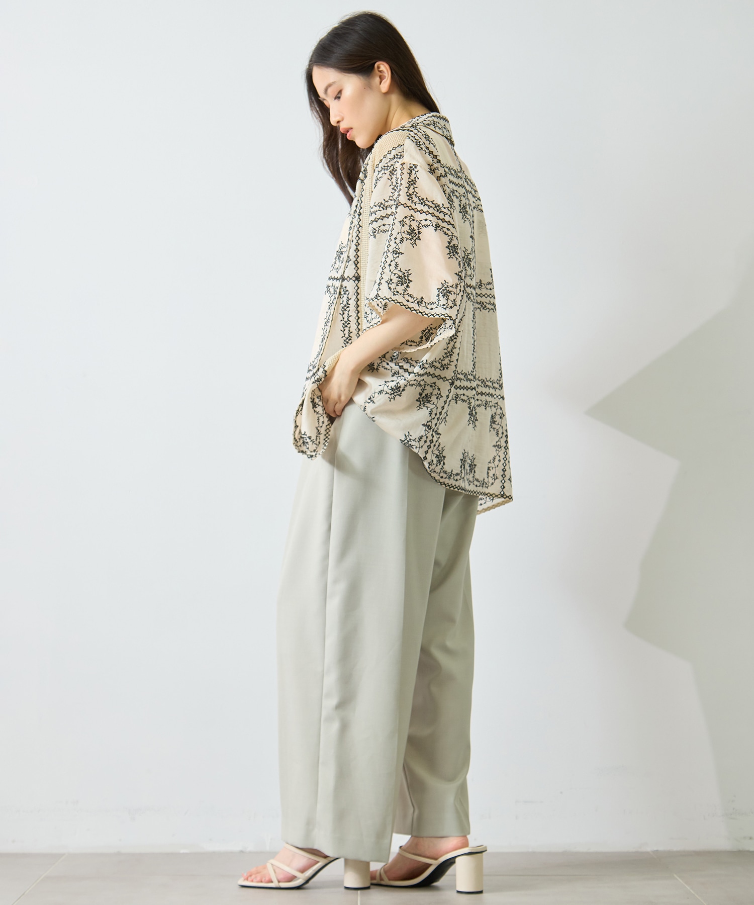 Asymmetric Front Trousers STUDIOUS