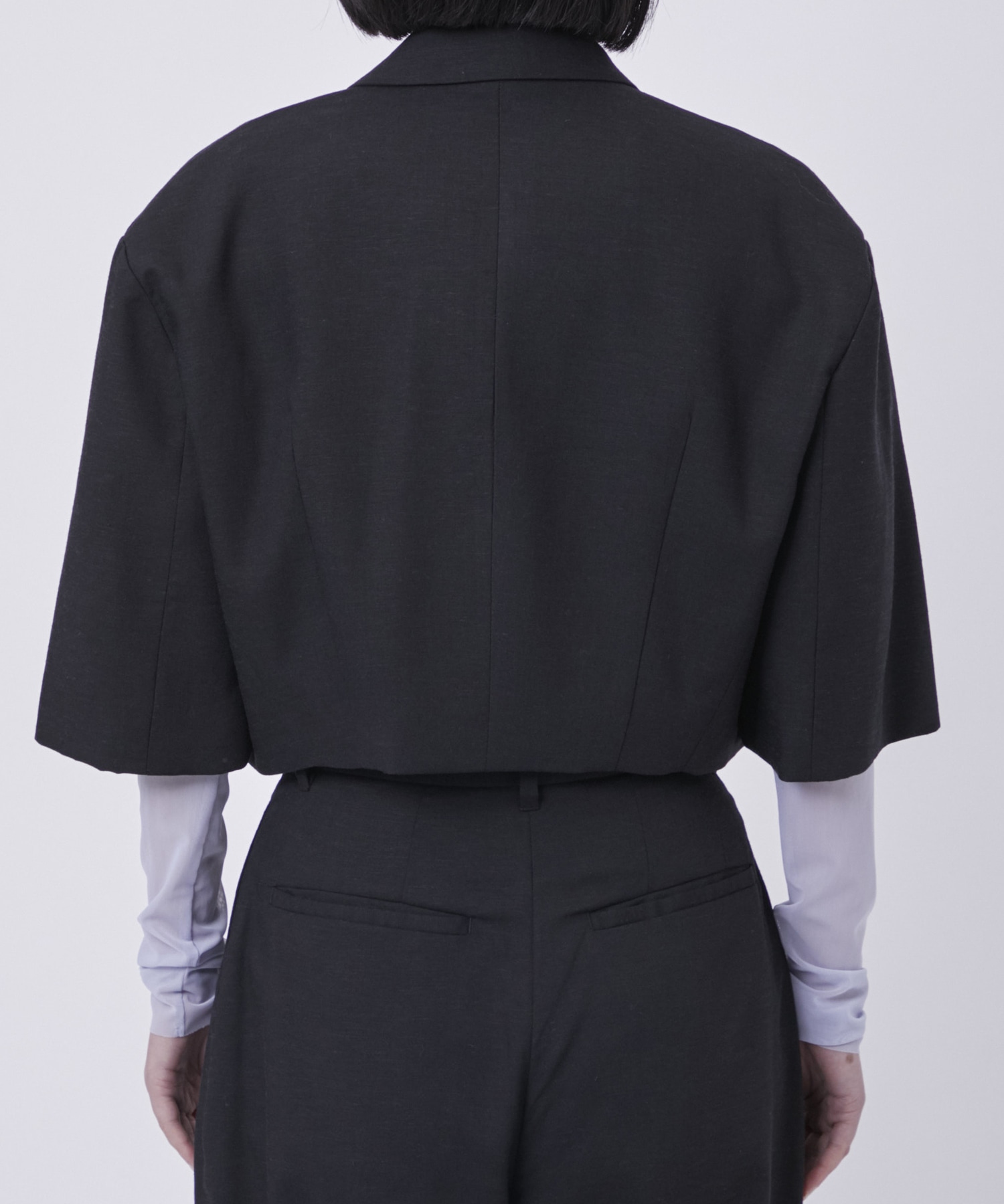 CROPPED TAILRED JACKET CLANE