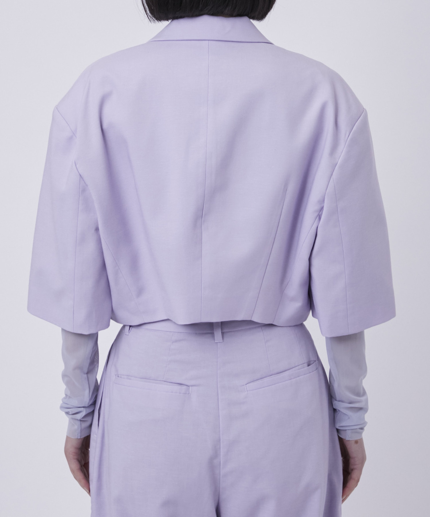 CROPPED TAILRED JACKET CLANE