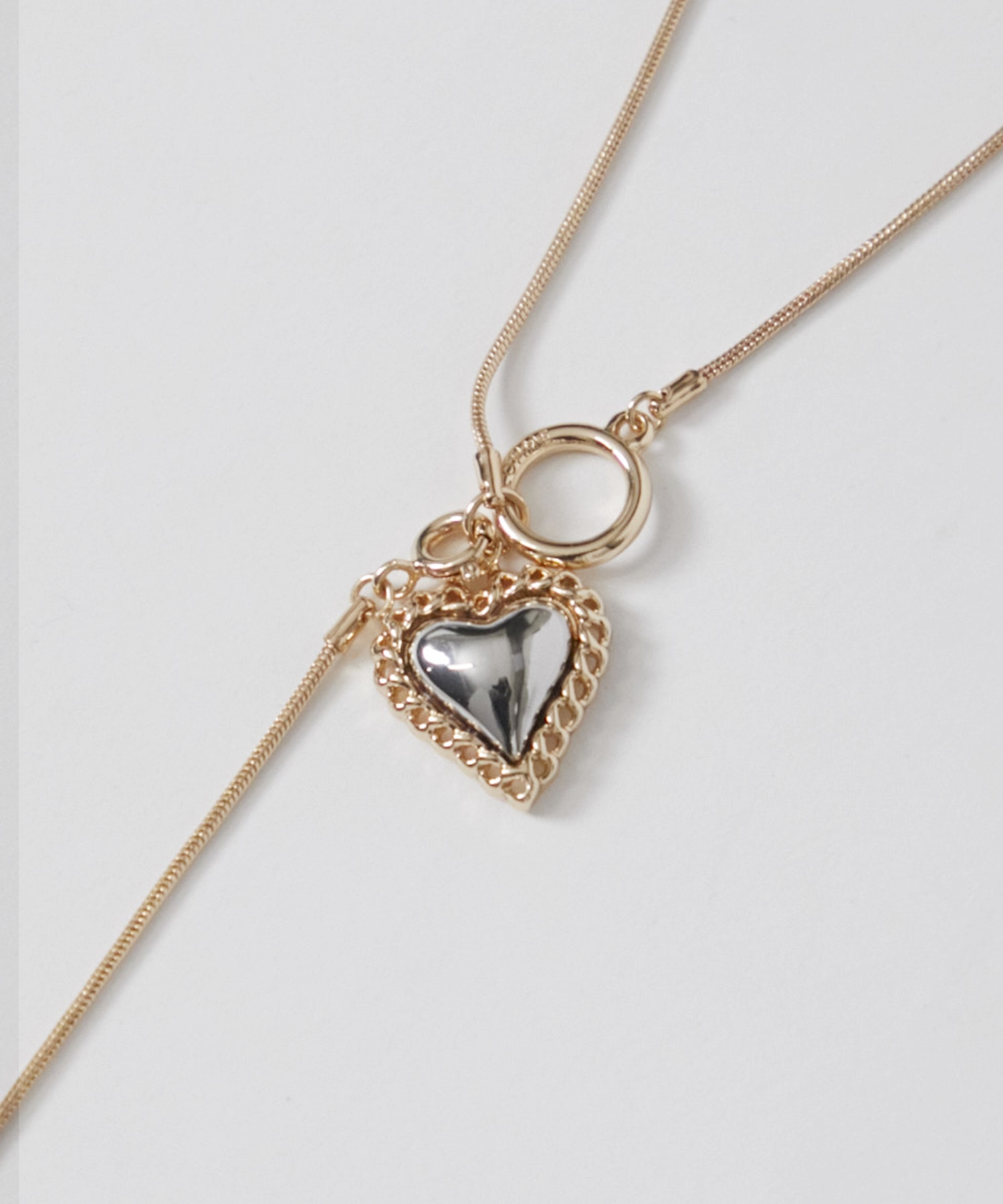 別注2way Snake Heart Necklace LOHME
