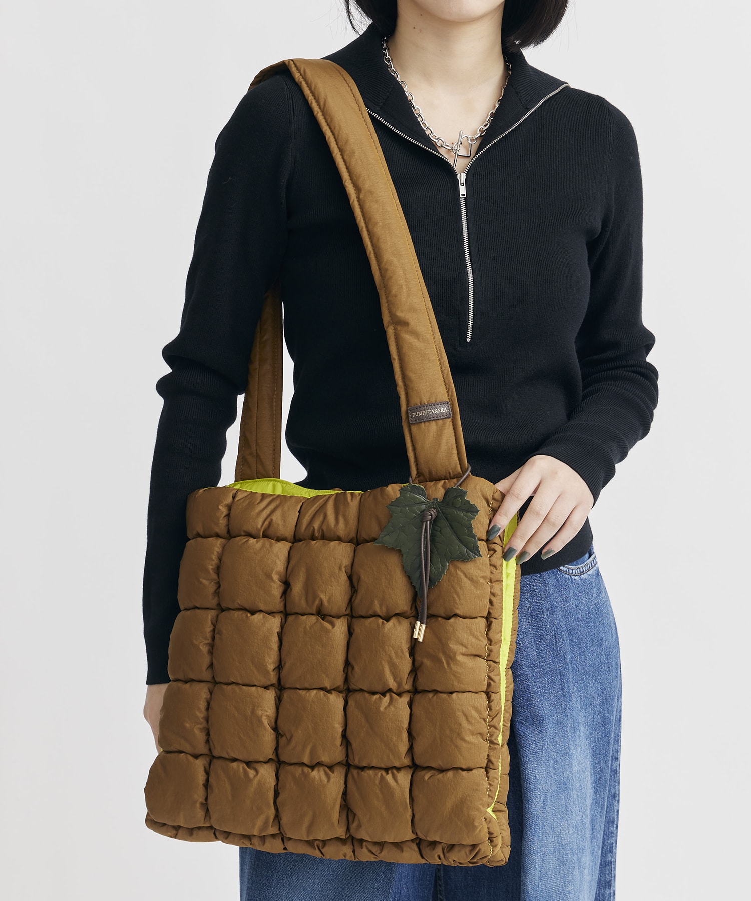 別注leafcharm shoulder bag FUMIE=TANAKA