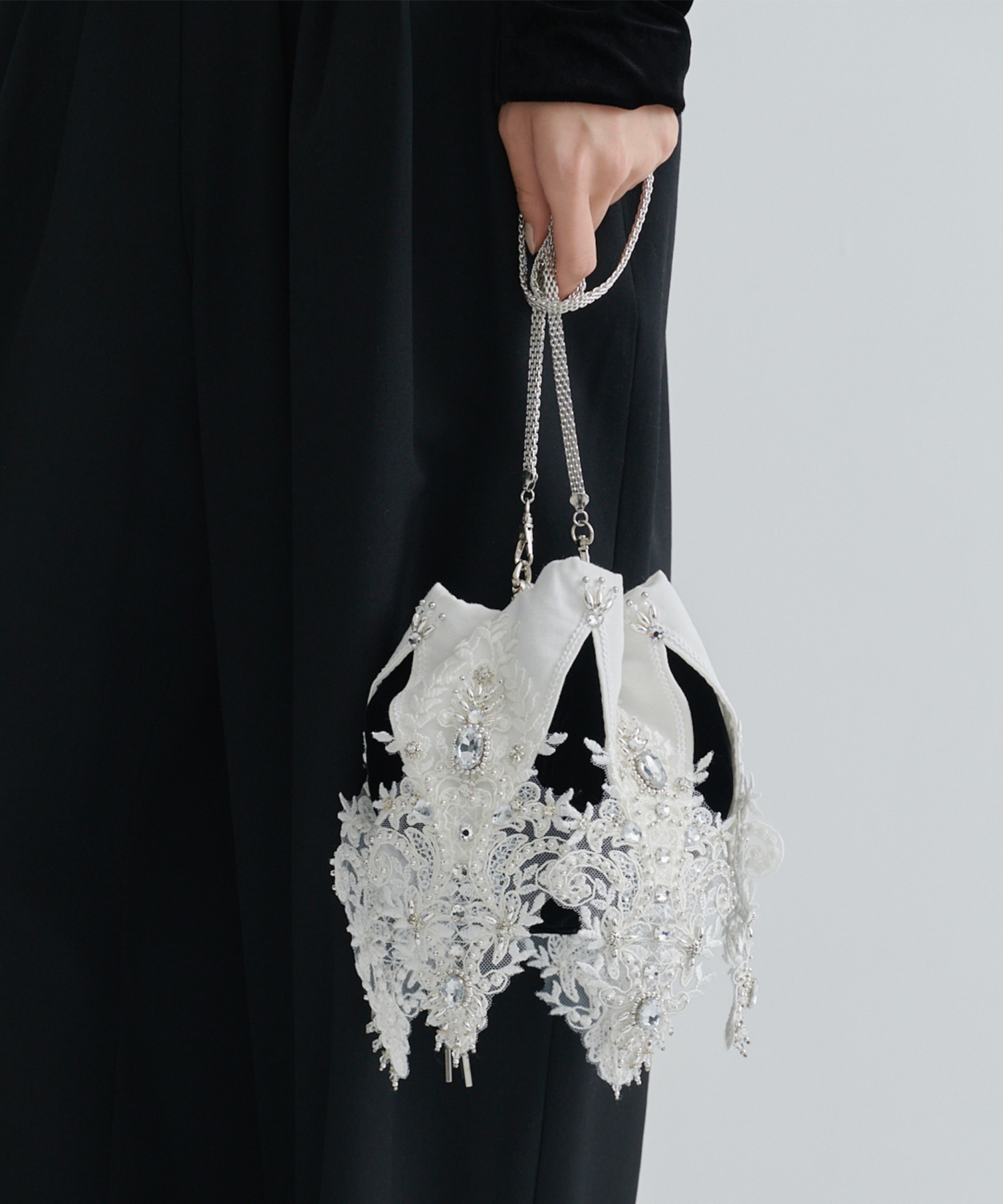 crystal bijou chain bag tanakadaisuke