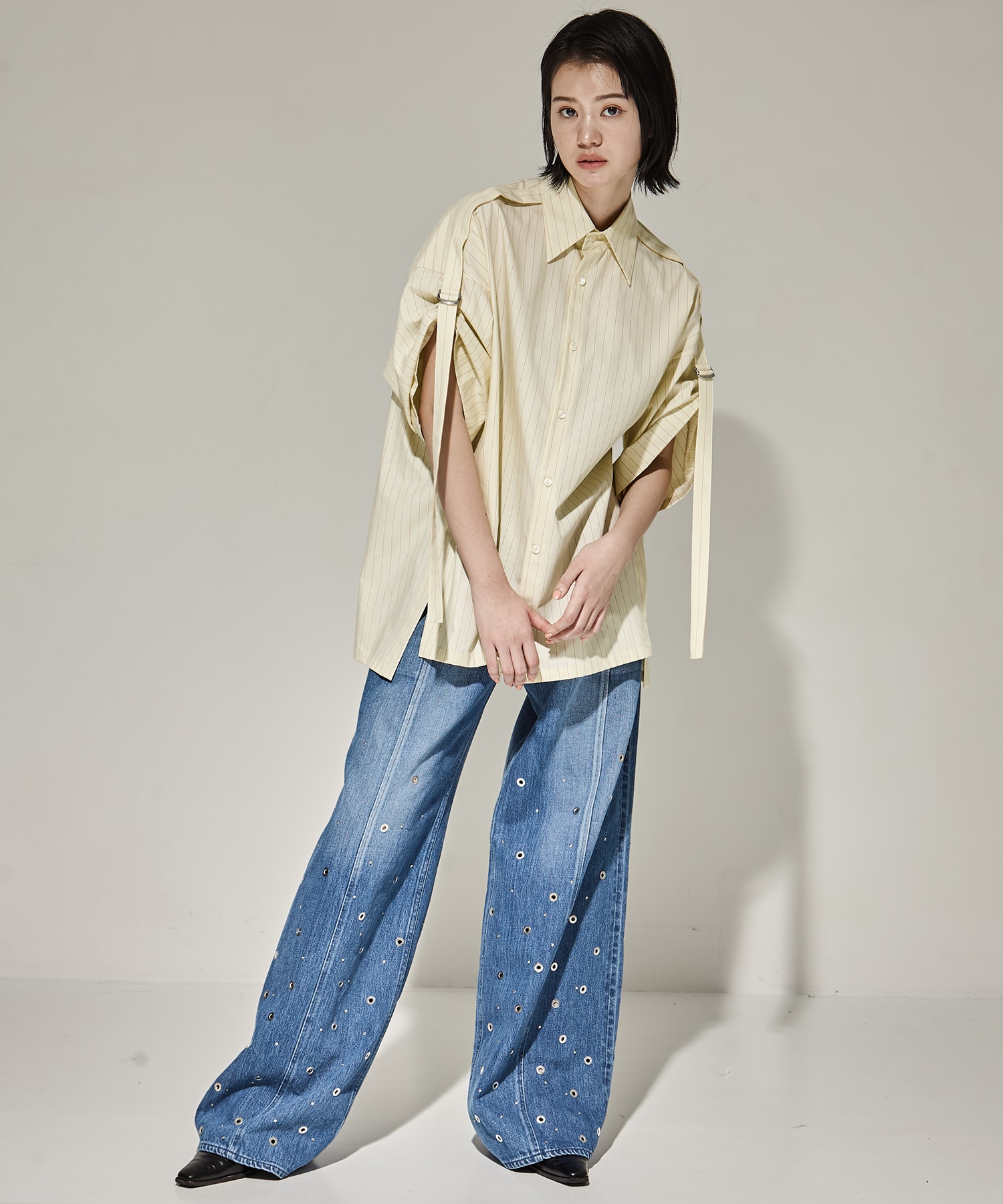 Square belt Shirt UJOH